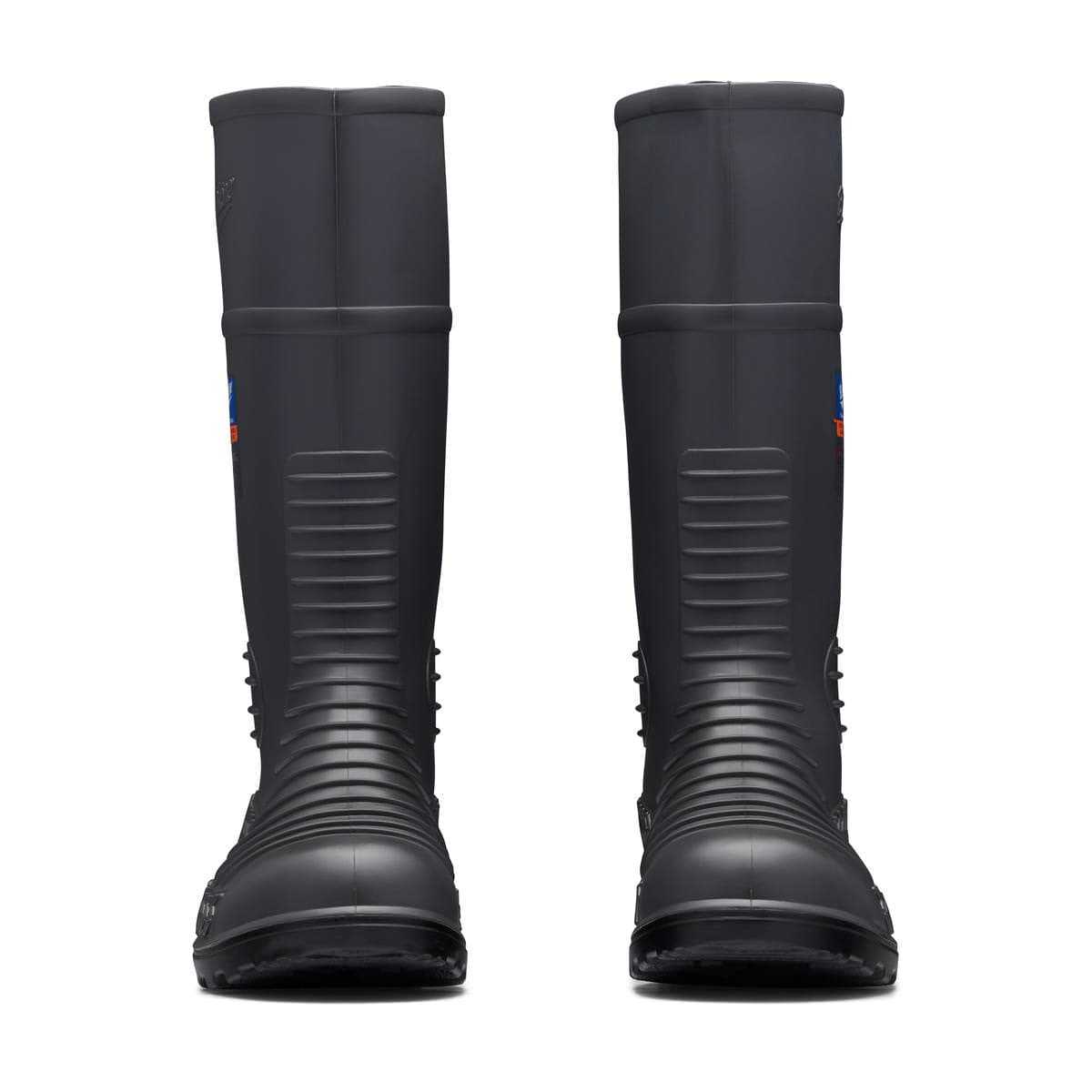 Blundstone Grey Safety Gumboot Front View