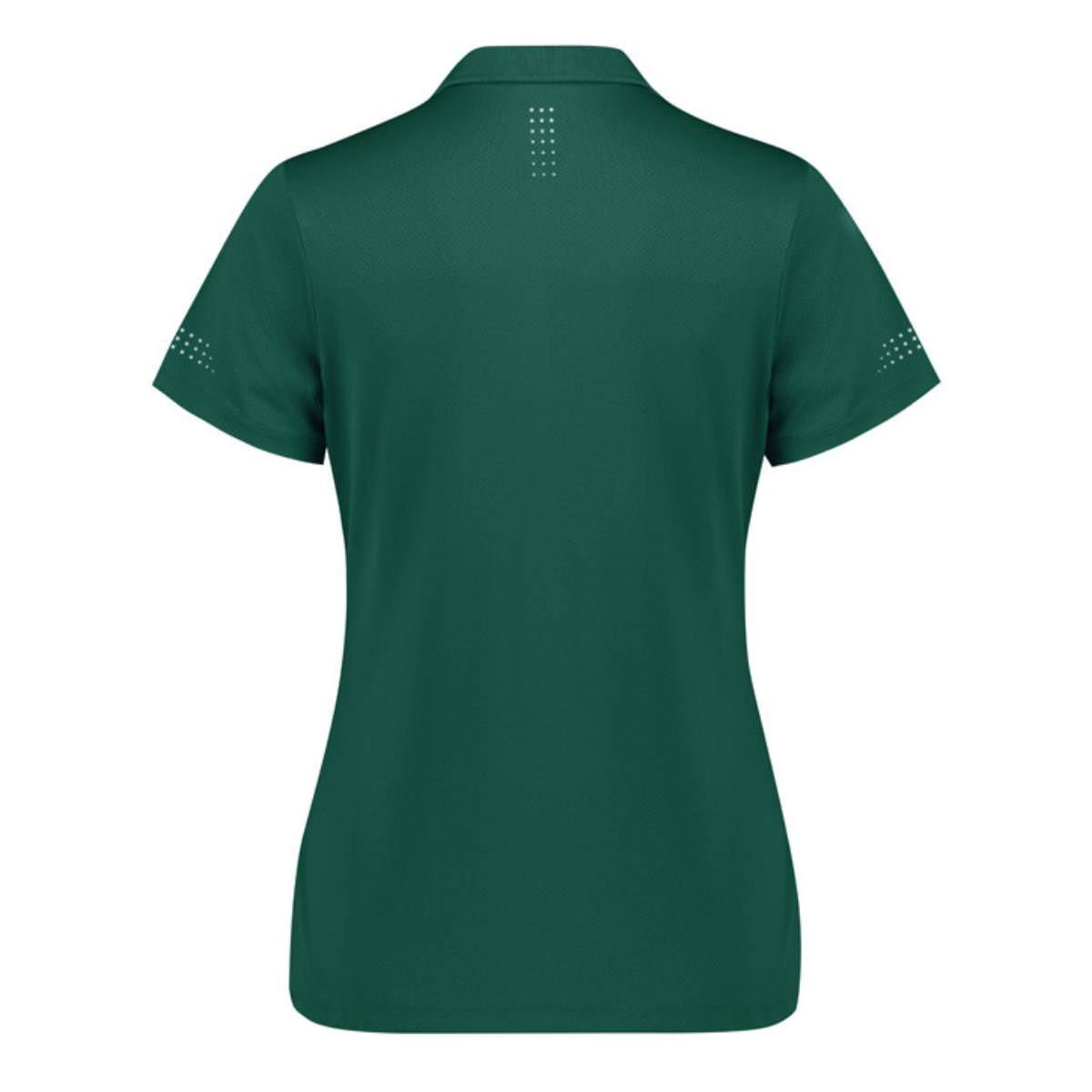 Women's Balance Polo Shirt Green Back