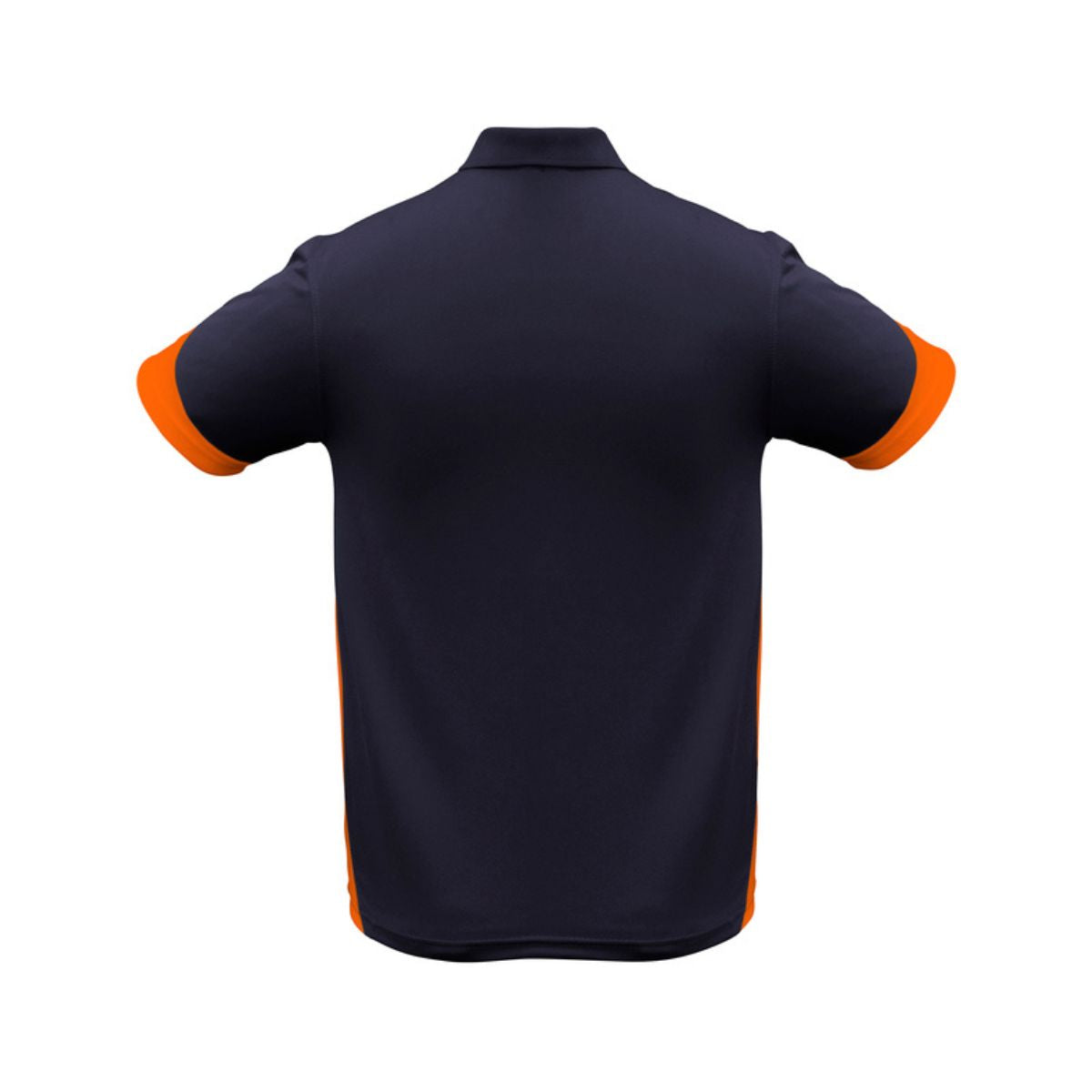 Back view of Men's Talon Short Sleeve Polo P401MS in navy
