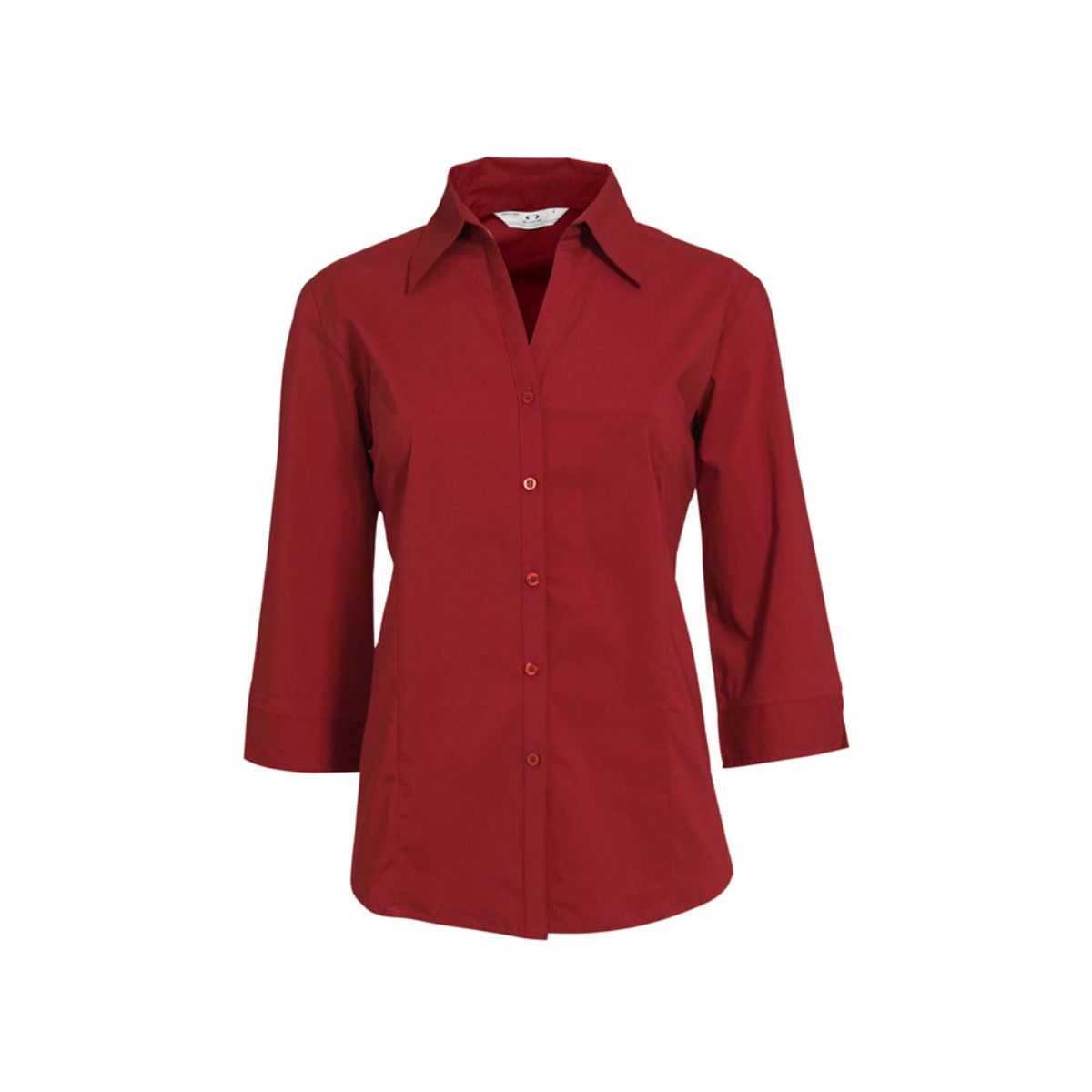 Biz Corporates Metro 3/4 sleeve shirt LB7300 worn by model front