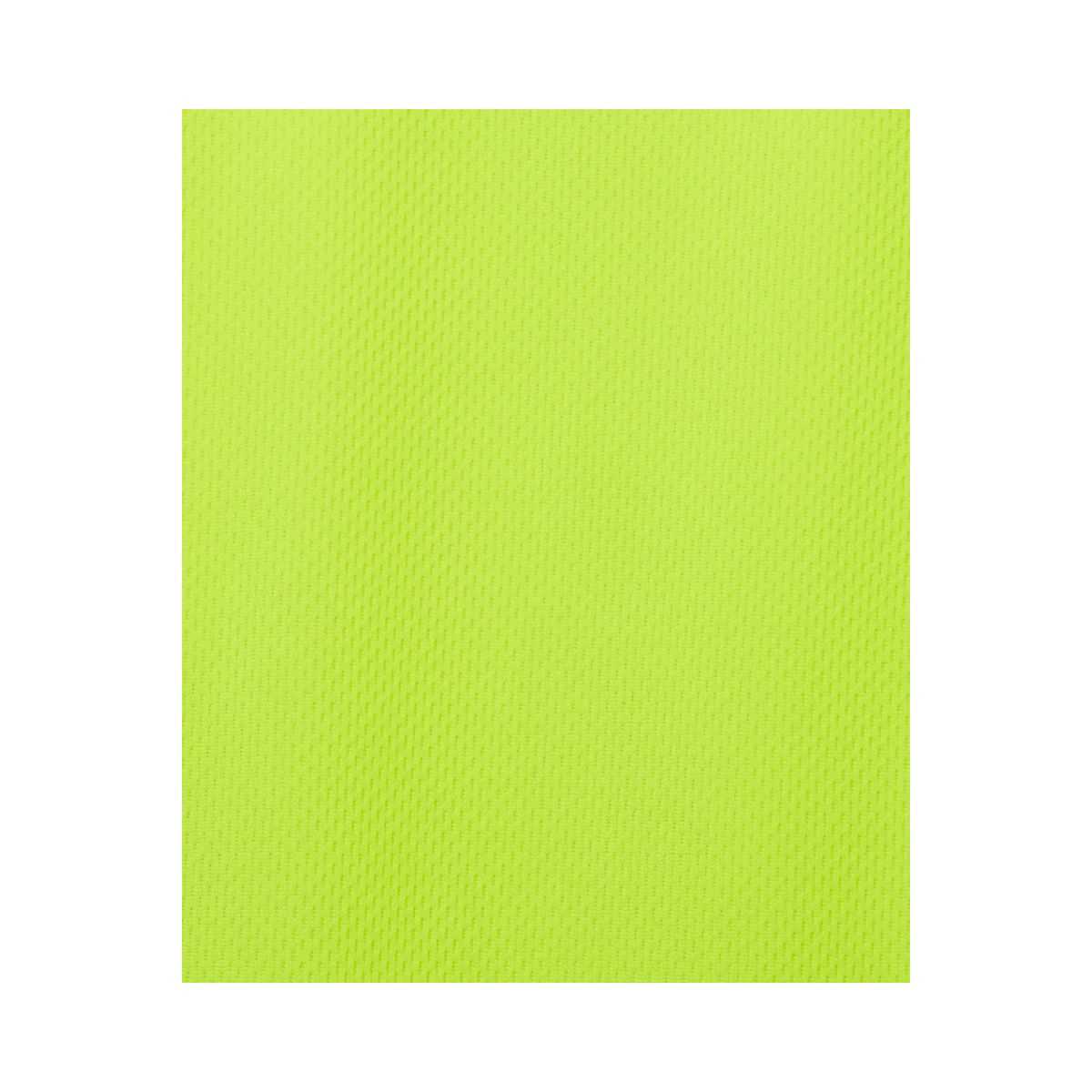 Hi Vis Traditional Short Sleeve Polo Shirt 6HVPS in Lime/Royal Blue, fabric close-up