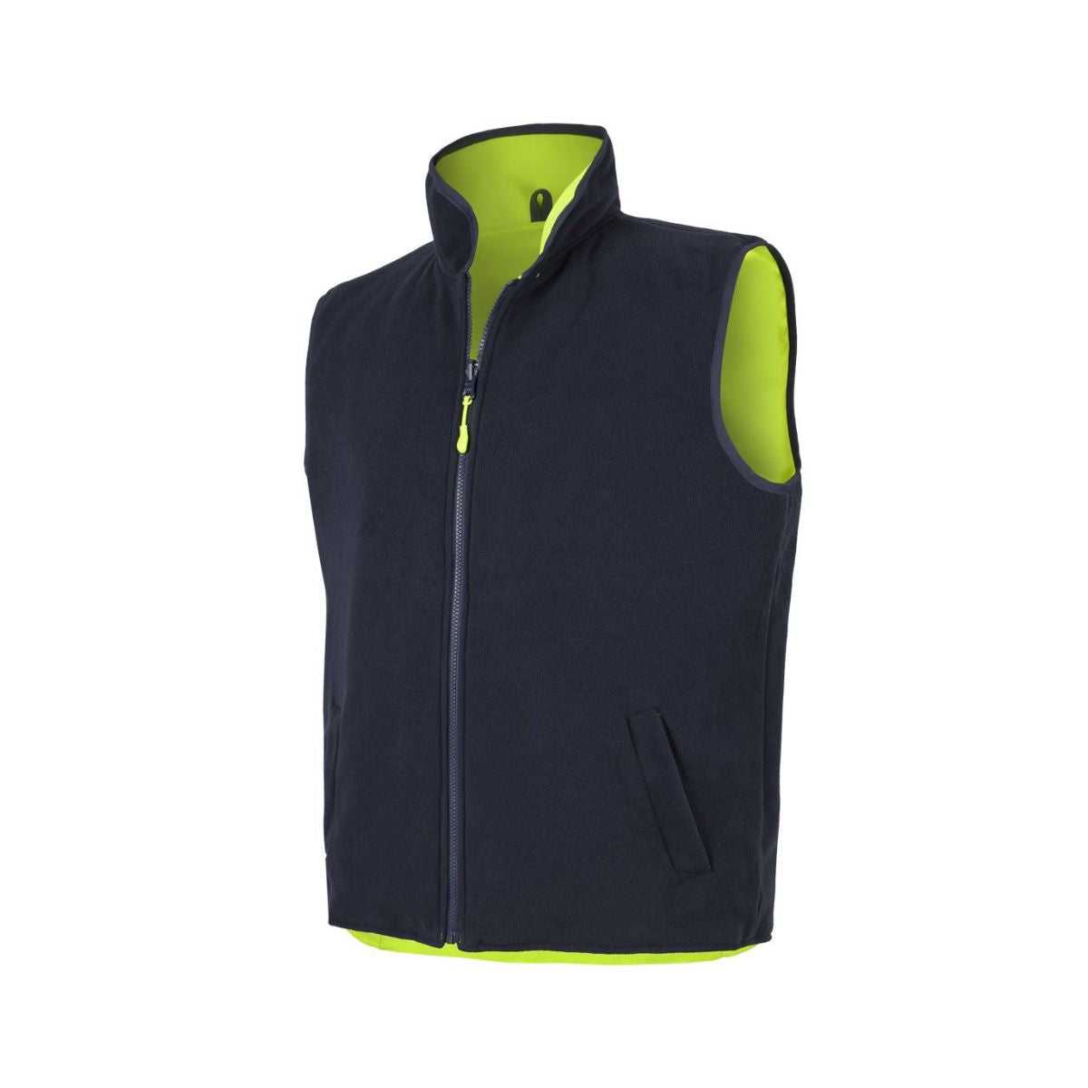 JB's Hi Vis Reversible Vest 6HRV in Lime/Navy, additional view