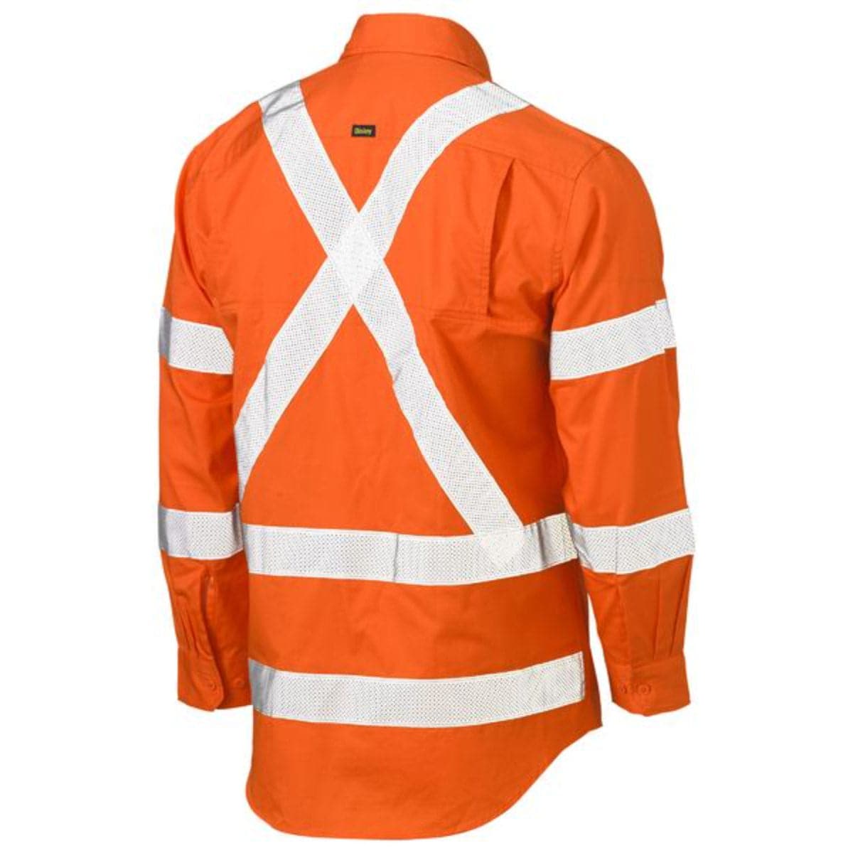 Bisley X Taped Biomotion Hi Vis Cool Lightweight Drill Shirt BS6166XT