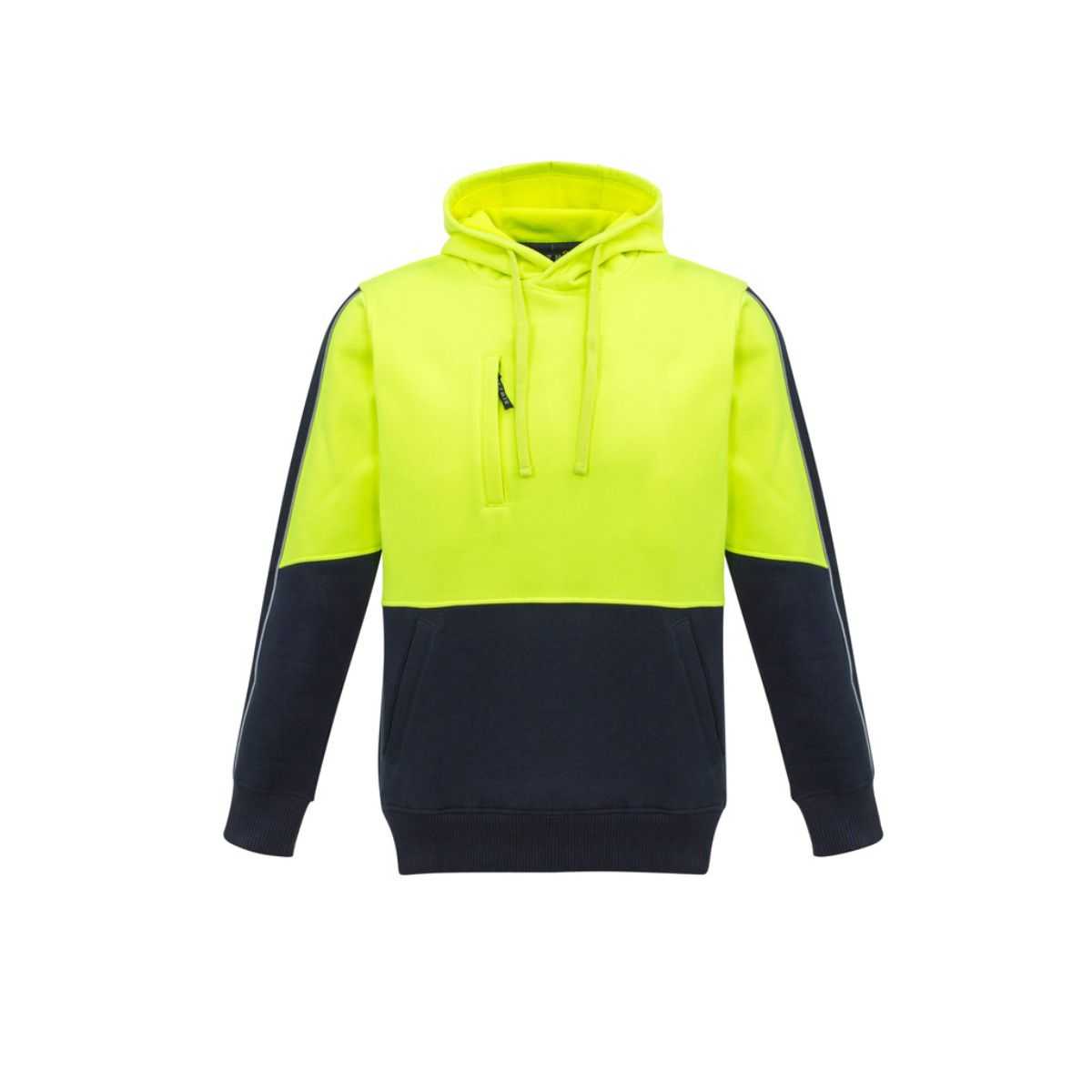 Syzmik hi-vis pullover hoodie back view