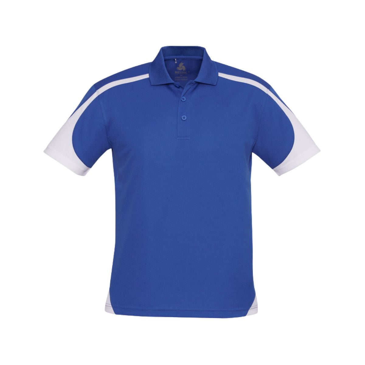Men's Talon Short Sleeve Polo P401MS blue front view