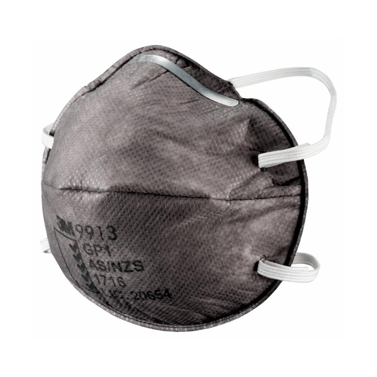 3M 9913 respirator side view