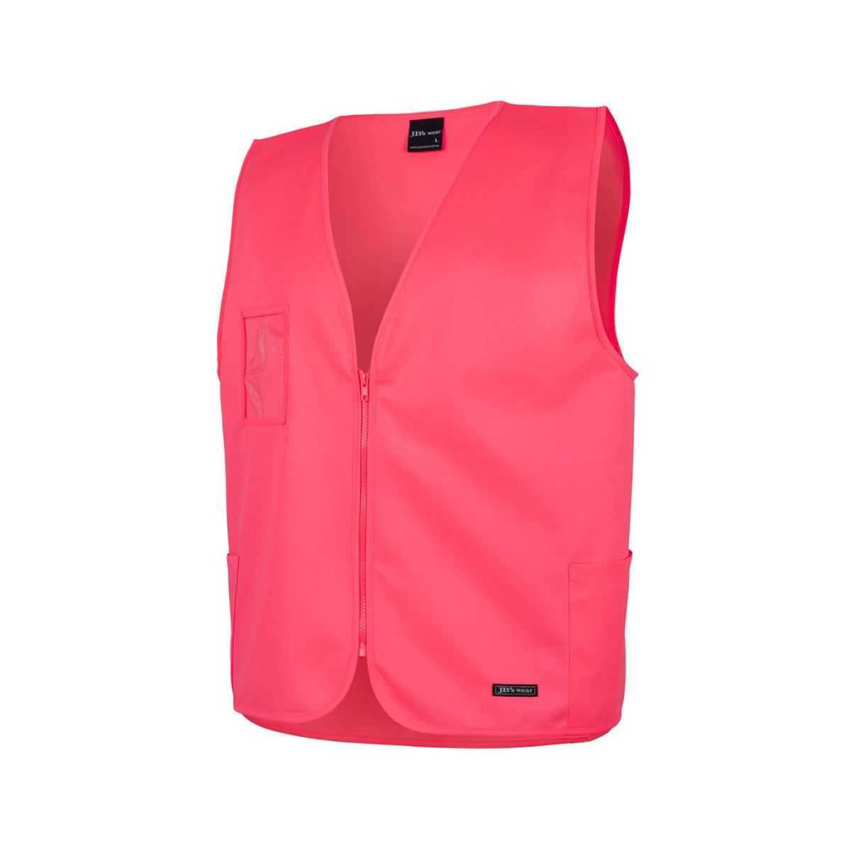 JB's zip safety vest 6HVSZ front view
