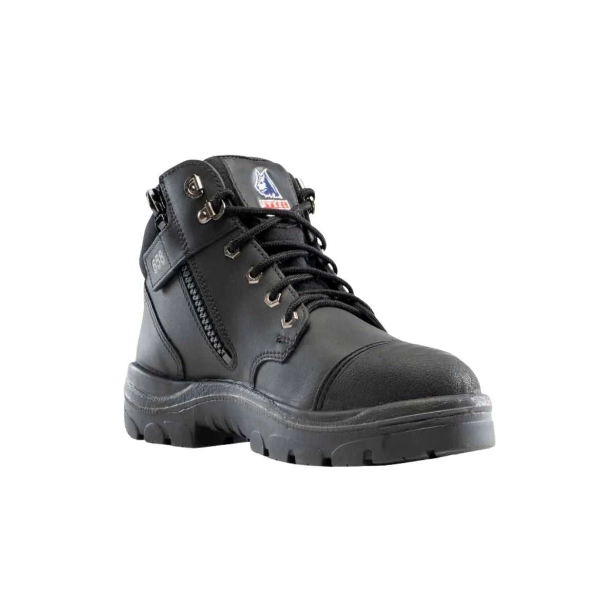 Steel Blue Parkes zip scuff safety boot front view