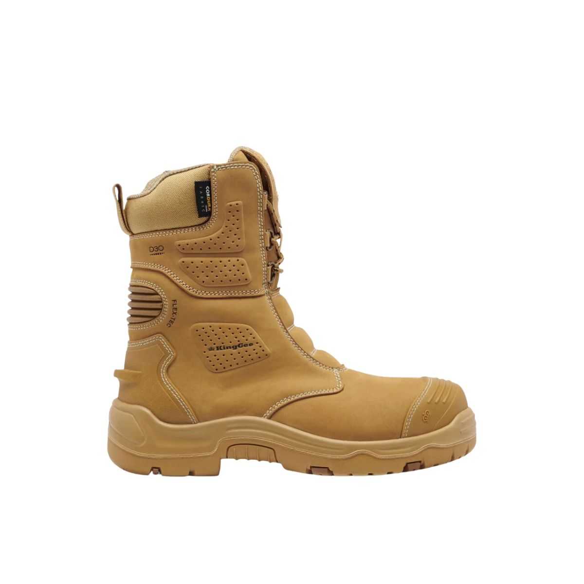 KingGee Pro 9 boot wheat side view