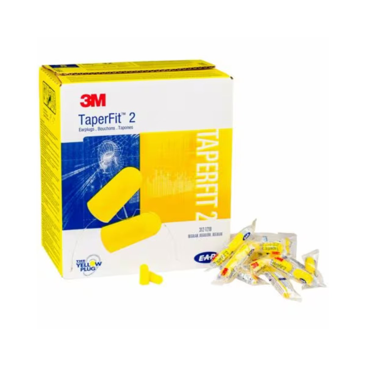 3M E-A-Rsoft TaperFit 2 earplugs box