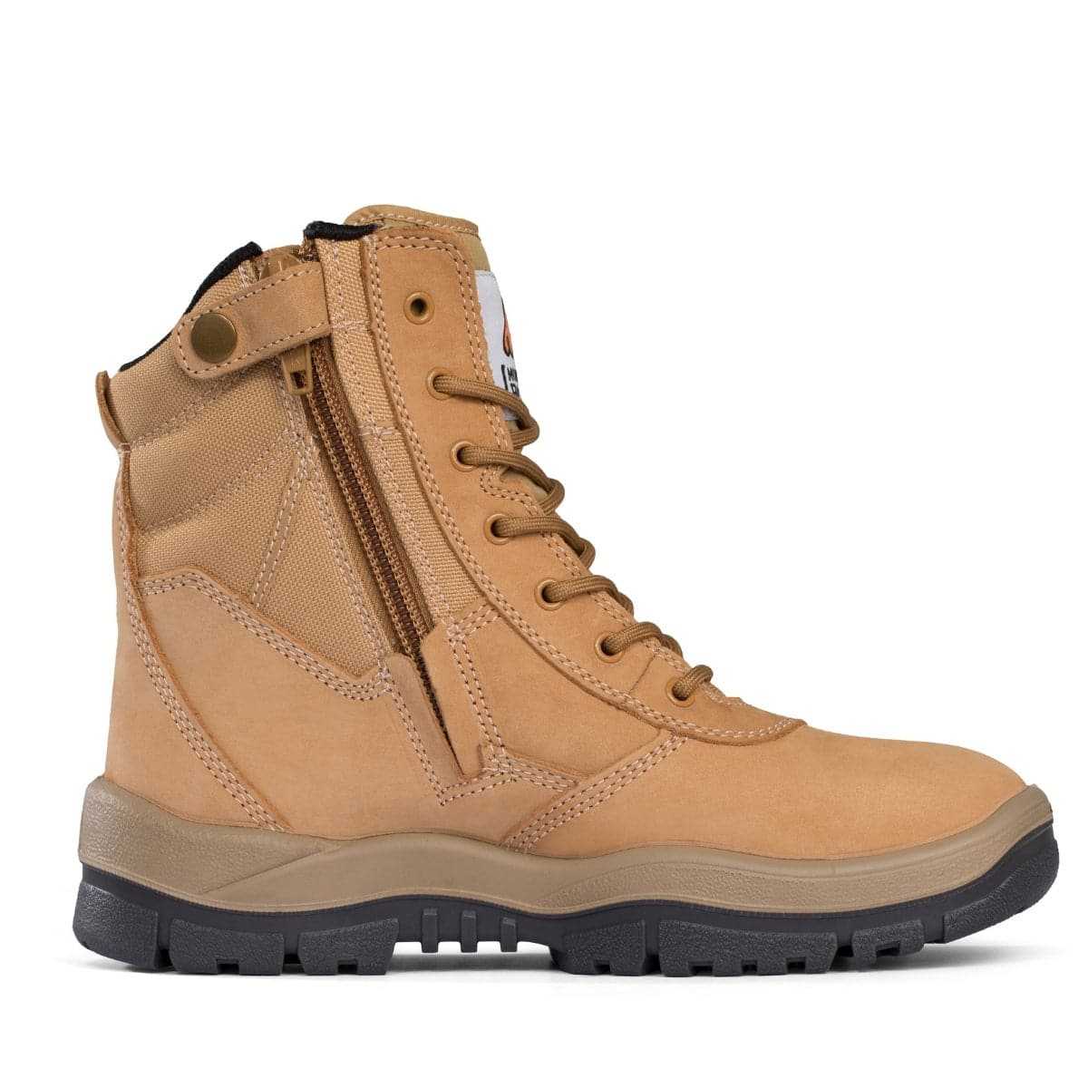 Mongrel Wheat Nubuck ZipSider Boot side view