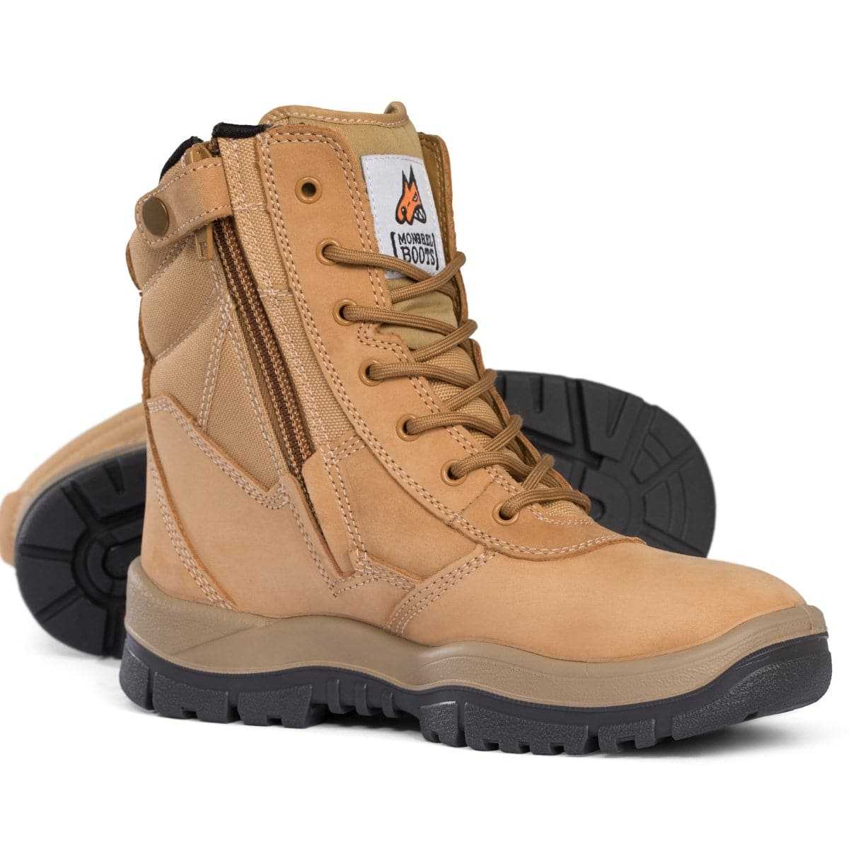 Mongrel Wheat Nubuck ZipSider High Leg Boot