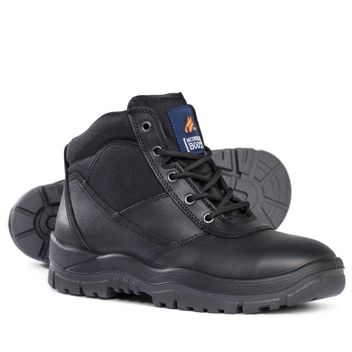 Mongrel Black Oil Kip Lace Up Safety Boot