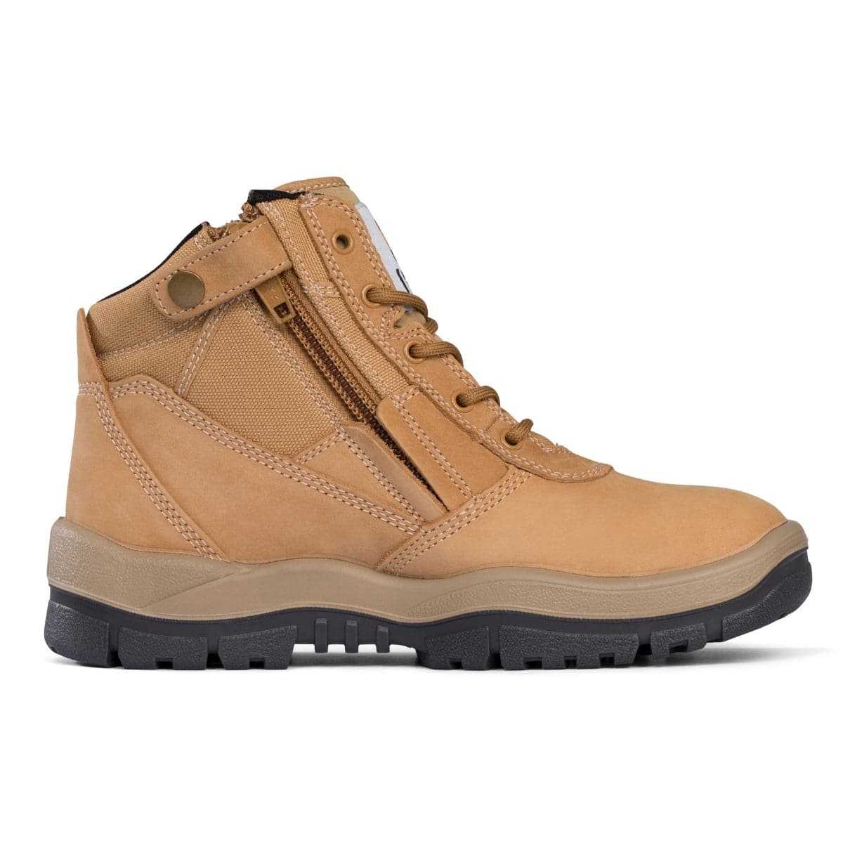 Mongrel Wheat ZipSider Ankle Safety Boot side view