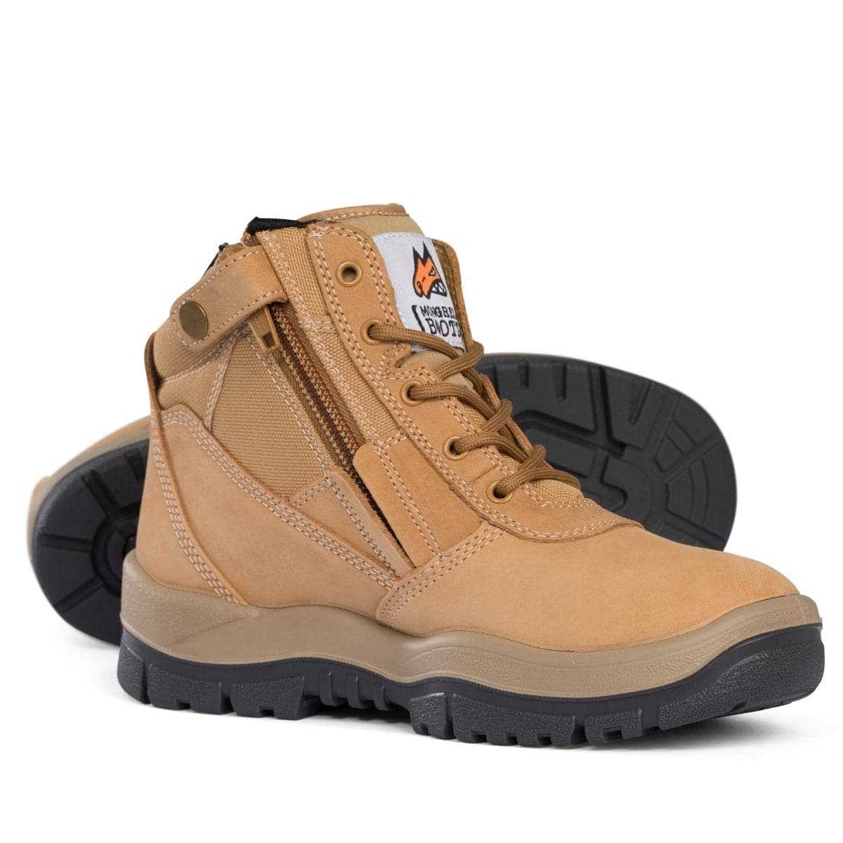 Mongrel Wheat ZipSider Ankle Safety Boot