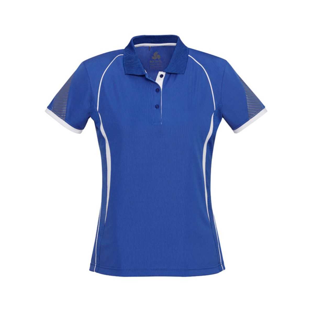 Biz Collection Razor polo bright colours worn by model