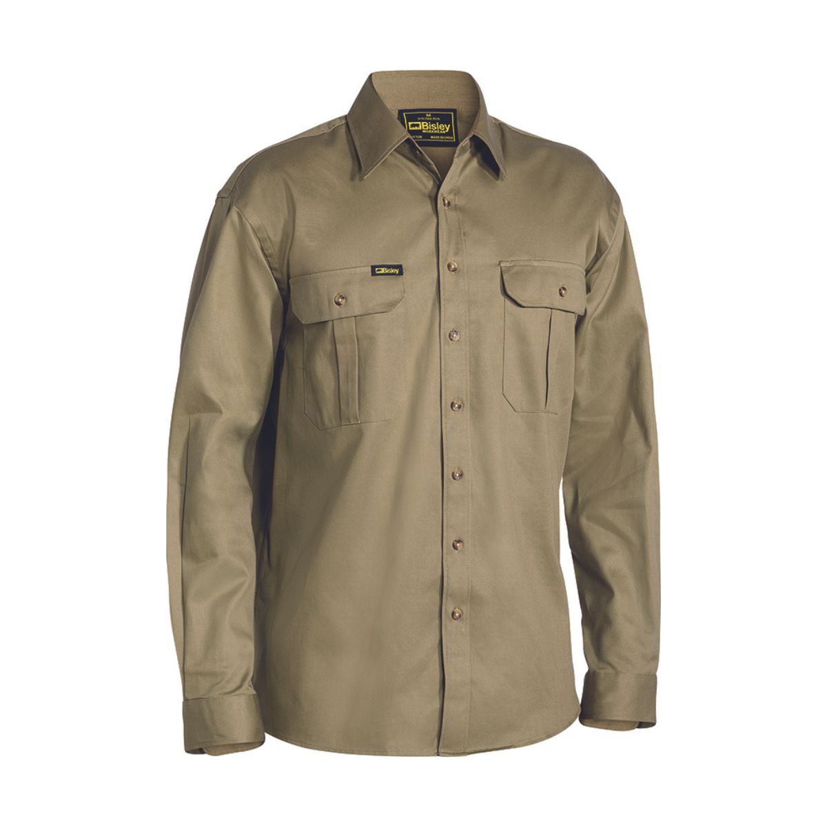 Bisley Original Long Sleeve Cotton Drill Shirt BS6433