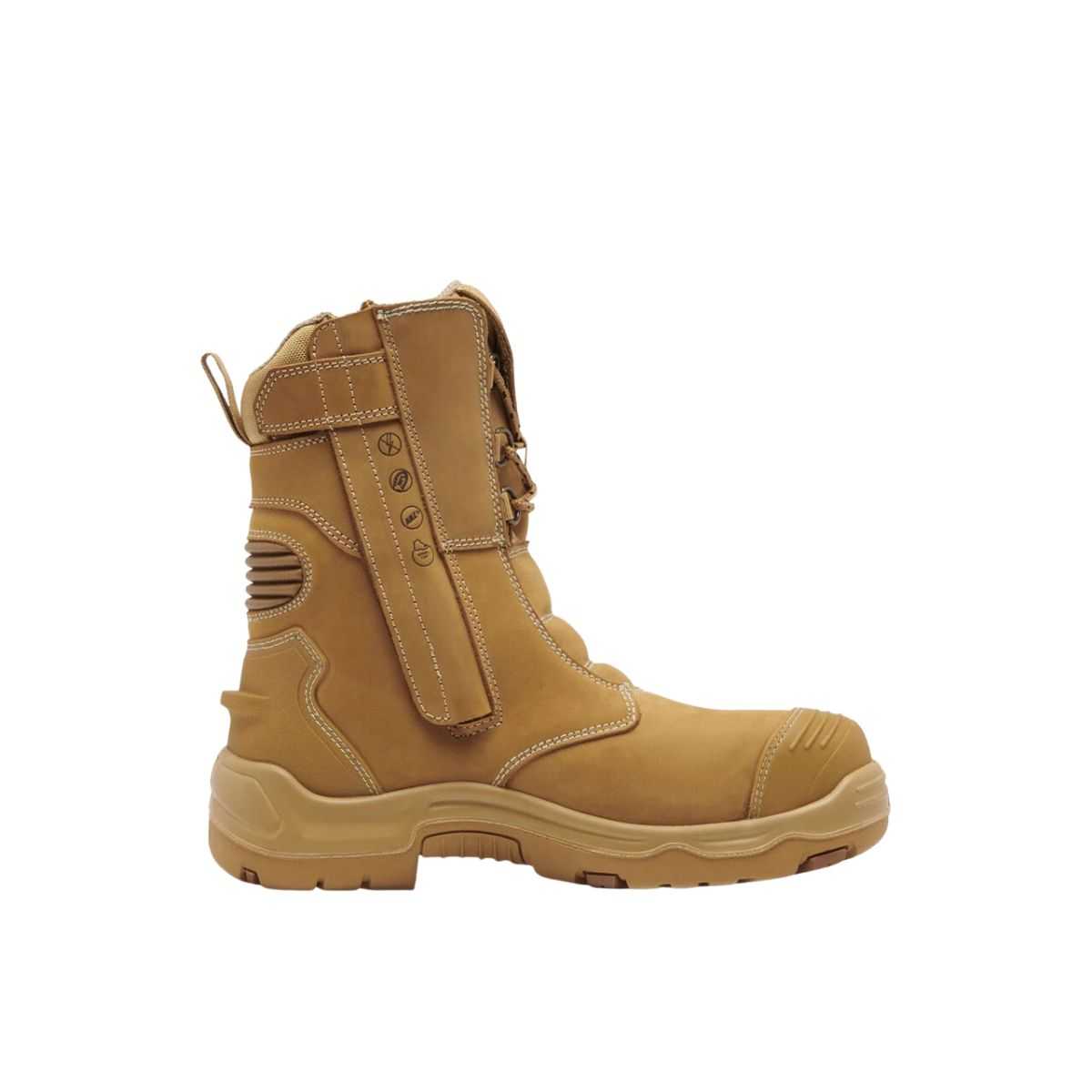 KingGee Pro 9 boot wheat top view