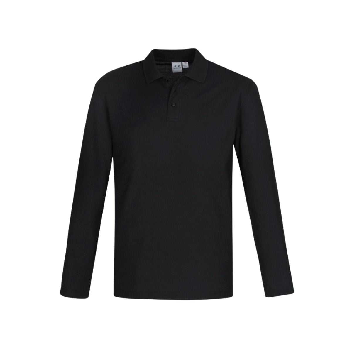 Biz Corporates Men's Crew Long Sleeve Polo Shirt P400ML