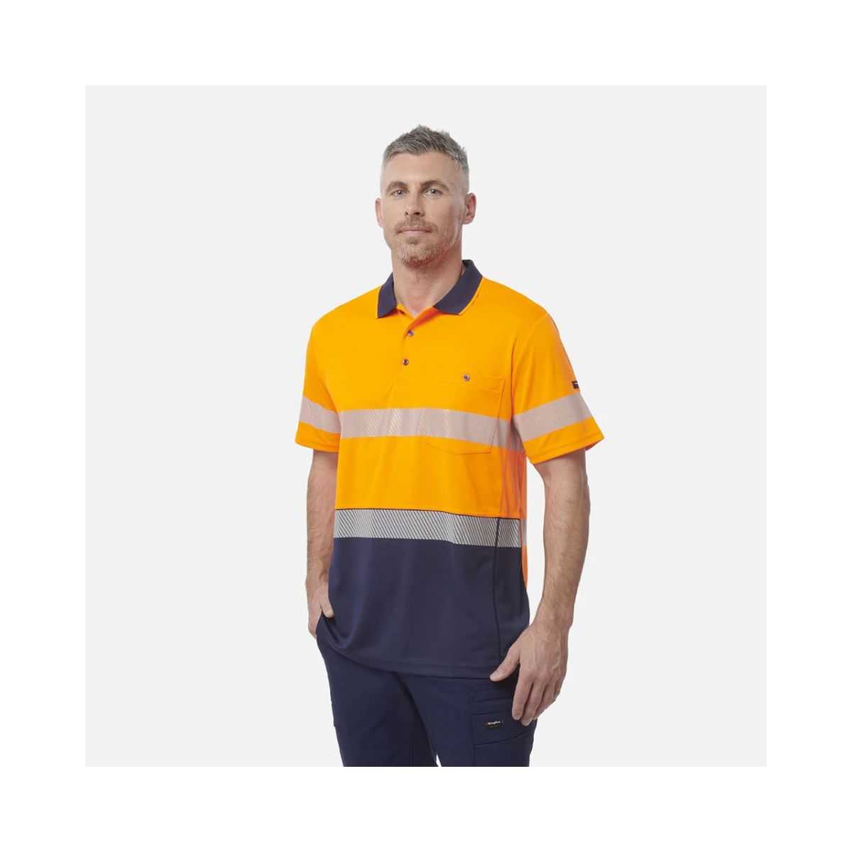 KingGee Workcool SS polo K54215 back view
