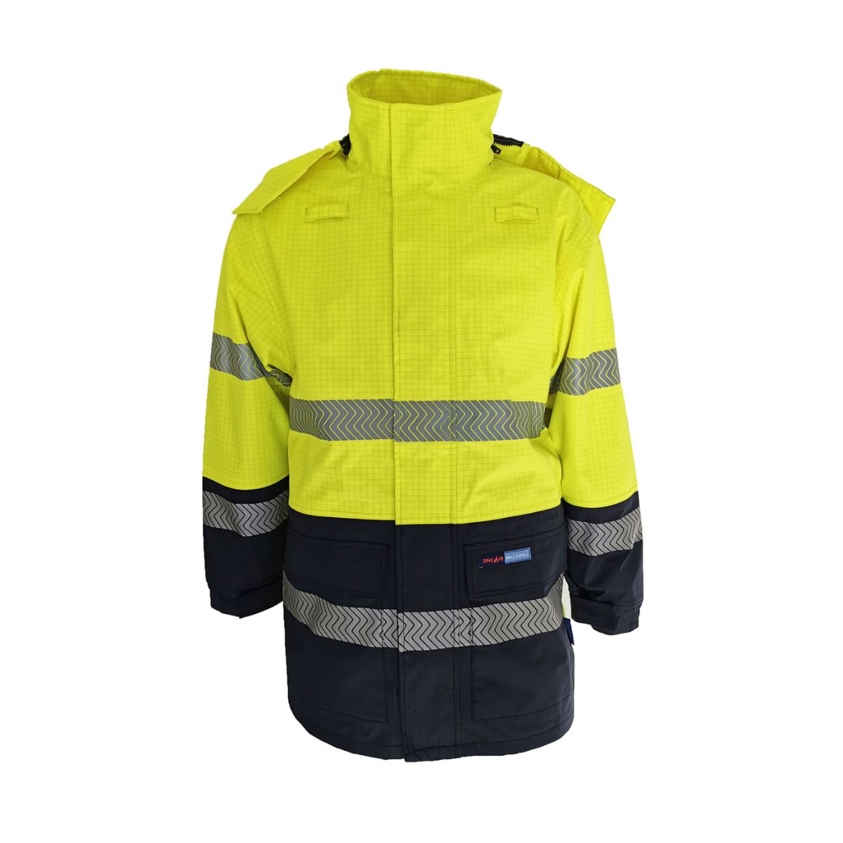 DNC Inherent Flame Retardant PPE2 Segmented Tape Rain Jacket 3467
