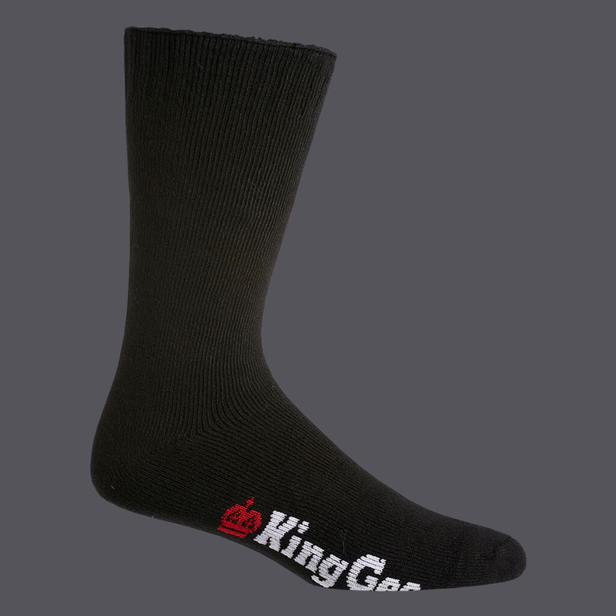 KingGee Men's Bamboo Crew Work Sock K09230 (Pack of 3)