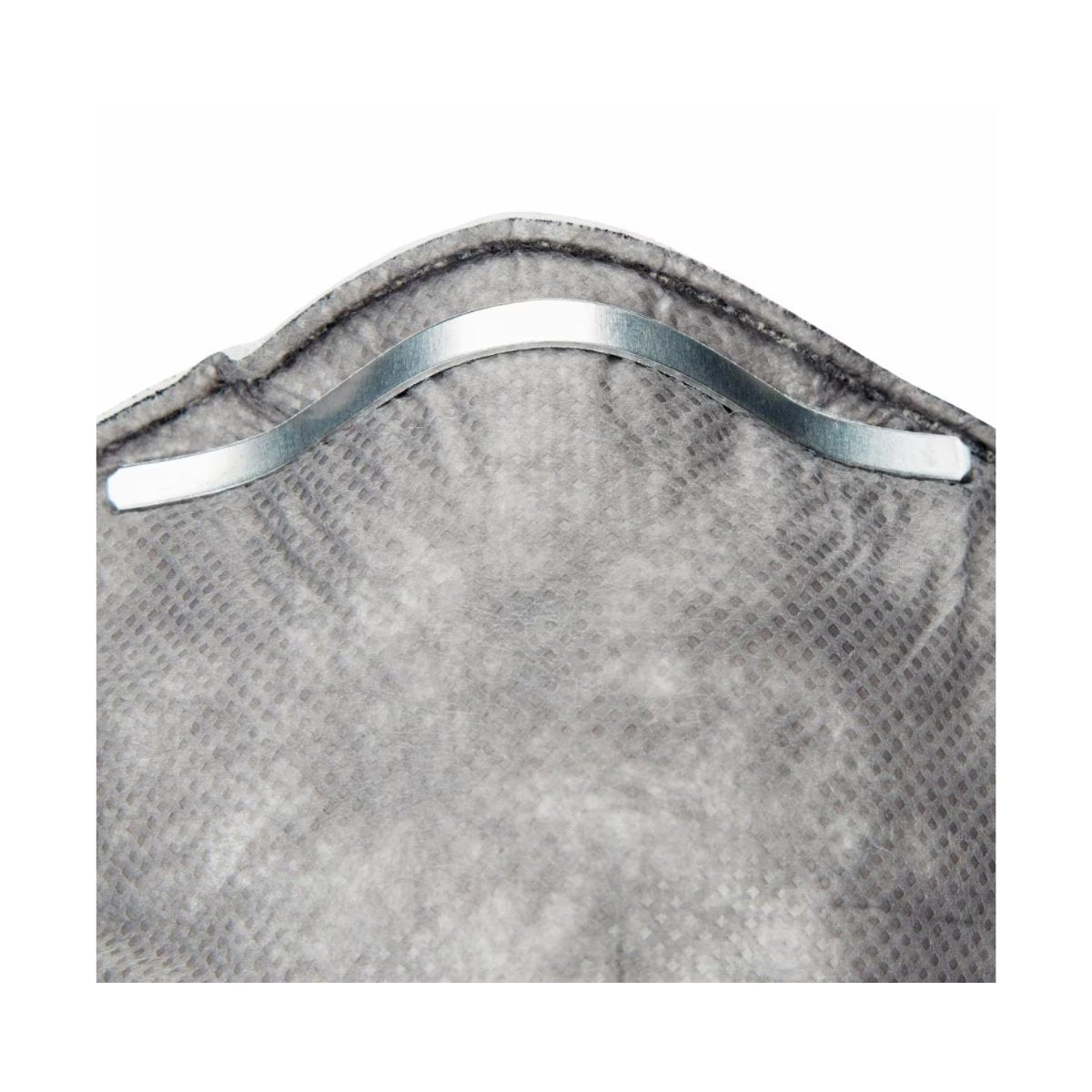 Cupped respirator interior view