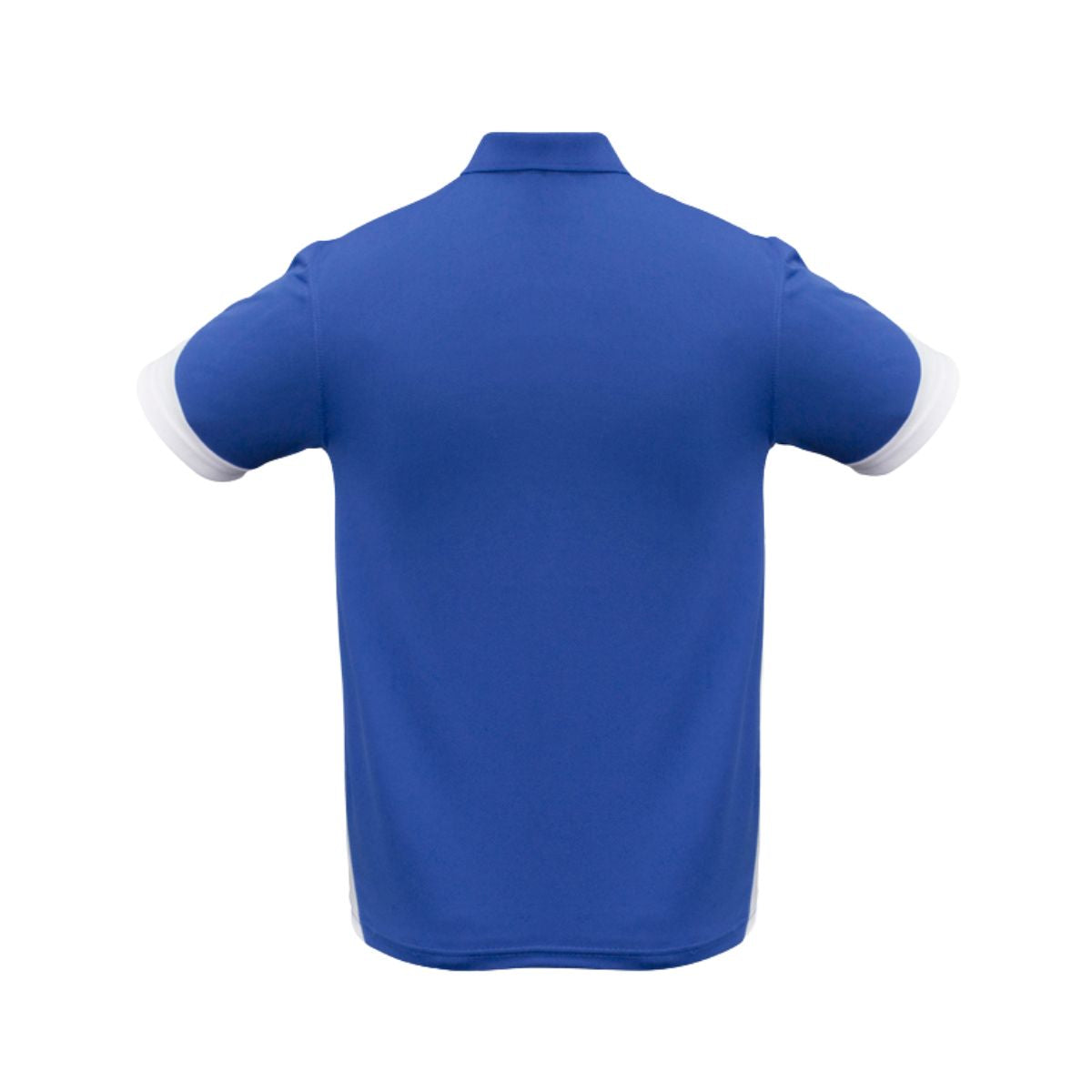 Men's Talon Short Sleeve Polo P401MS blue back view
