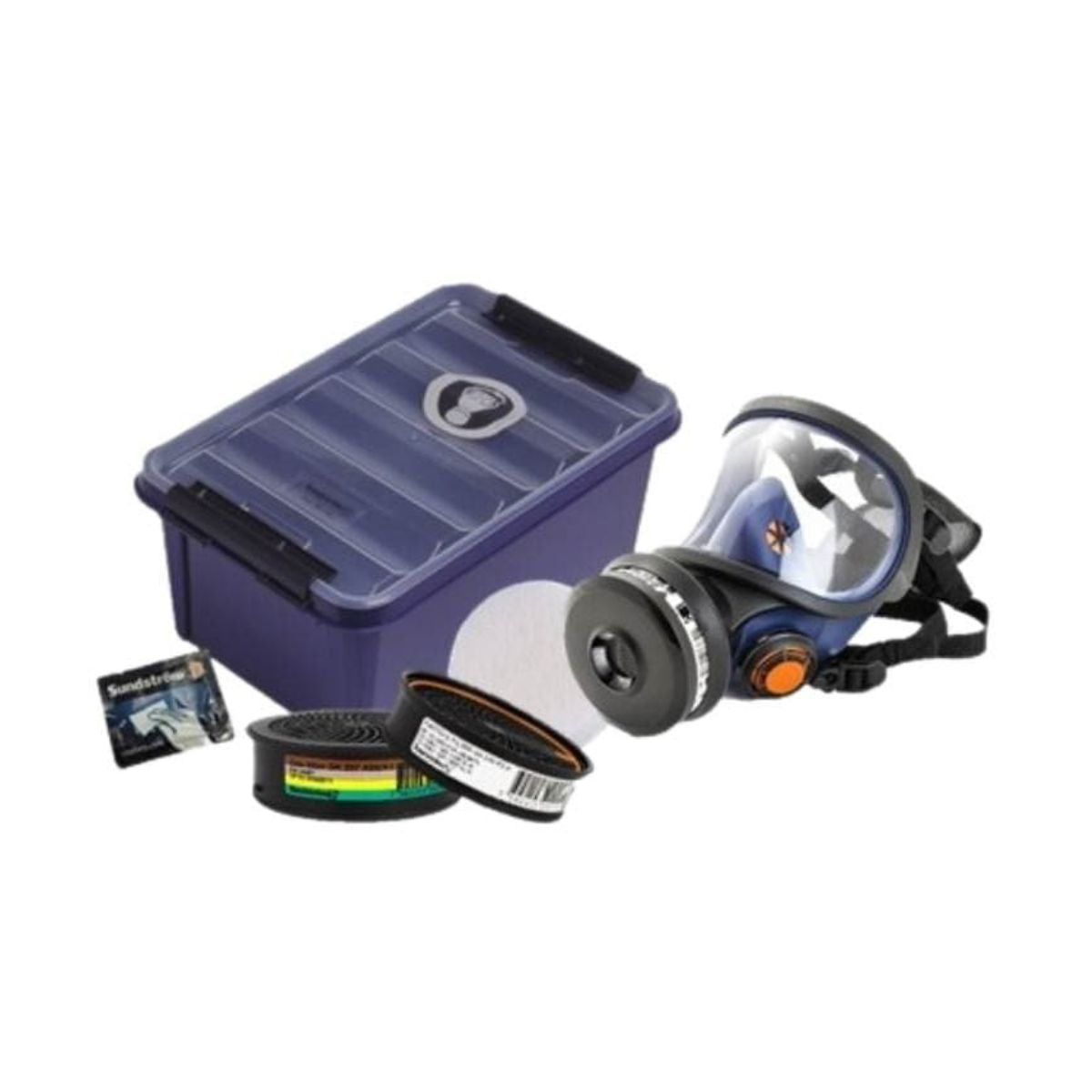Sundström Full Face Mask Glass Visor Kit AS200 Kit with ABEK1 Filter (Each)
