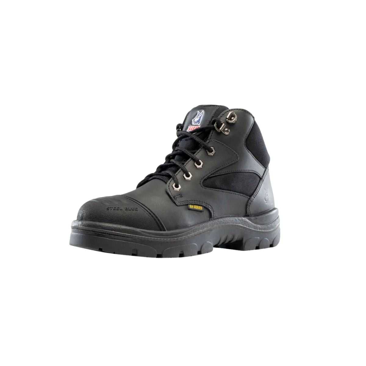 Steel Blue Parkes zip scuff safety boot side profile view