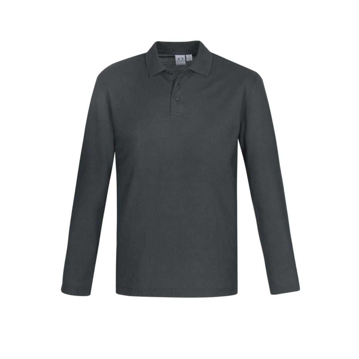 Biz Corporates Men's Crew Long Sleeve Polo Shirt P400ML
