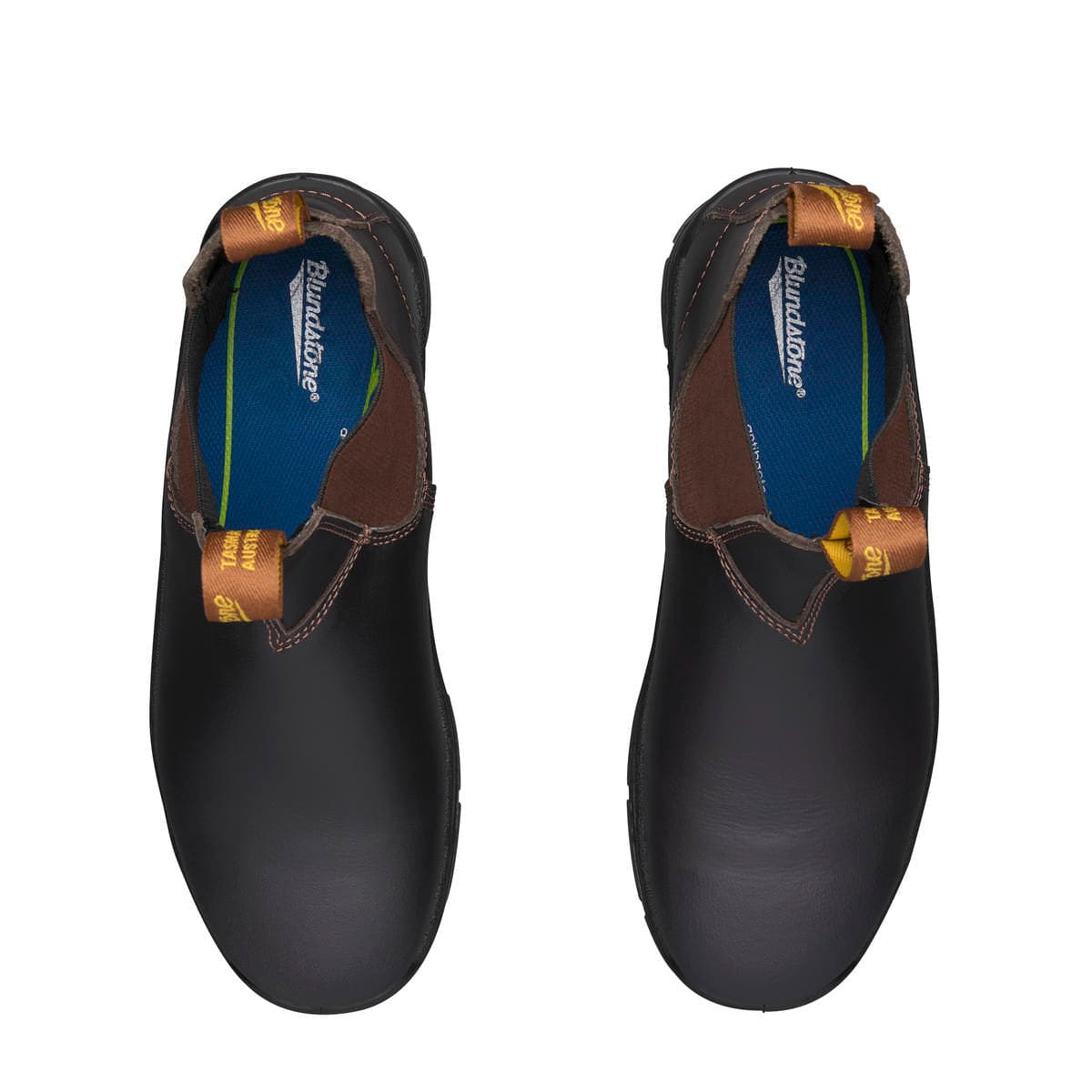 Blundstone Brown Safety Boots Top View