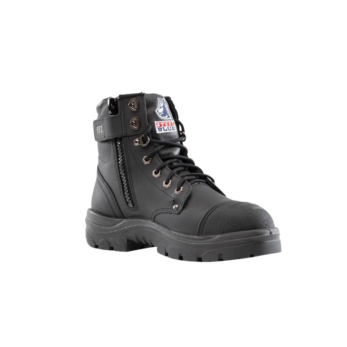 Steel Blue Argyle® Zip Scuff Cap Safety Boot in black