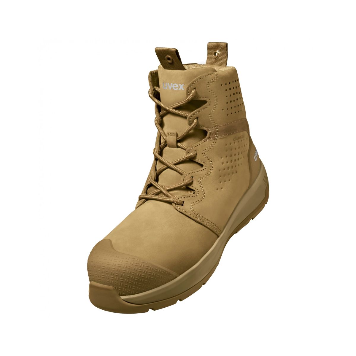 uvex 3 X-Flow P Zip Penetration Resistant Tan Work Boots (Wheat)