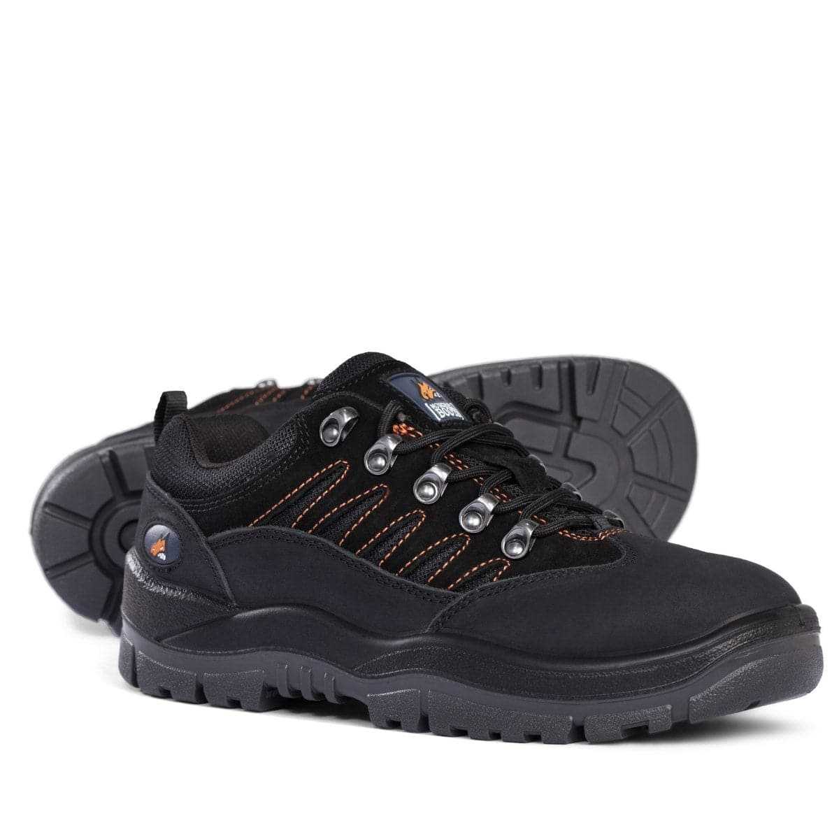 Mongrel Black-Grey Hiker Safety Shoe 390080 side view