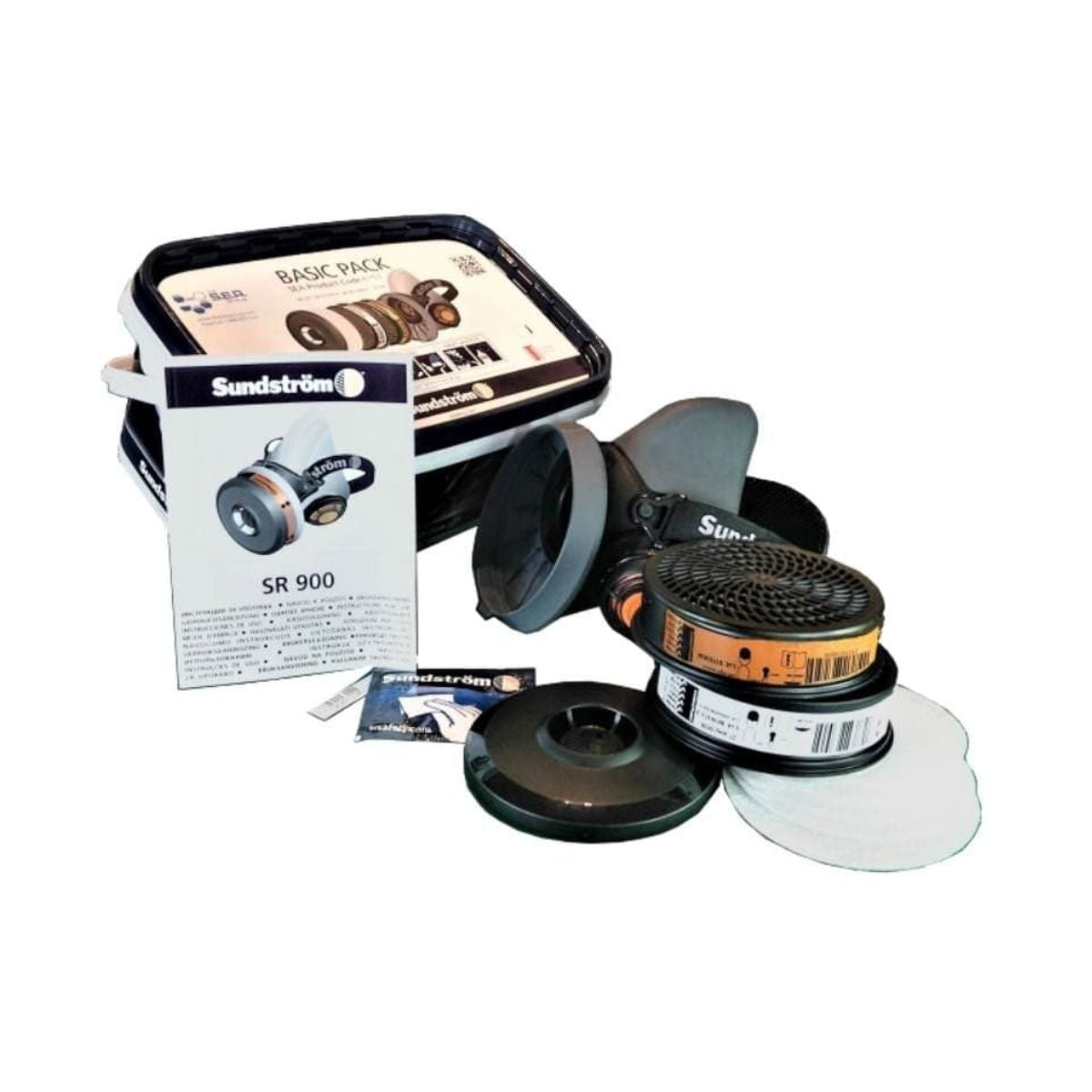 Sundström Basic Kit AS900 with 297 ABEK1 Gas Filter Medium (Each)