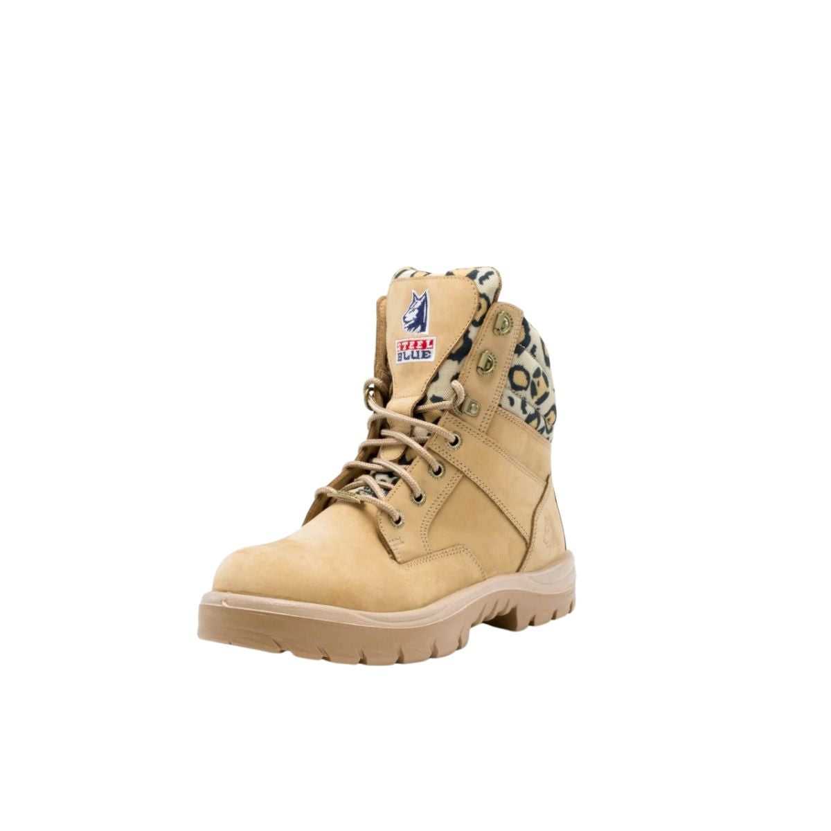 Steel Blue Southern Cross zip ladies safety boot back view