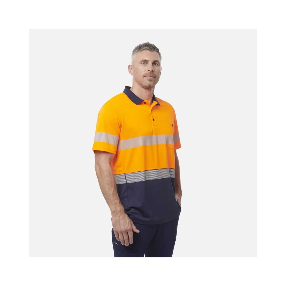 KingGee Workcool SS polo K54215 side view