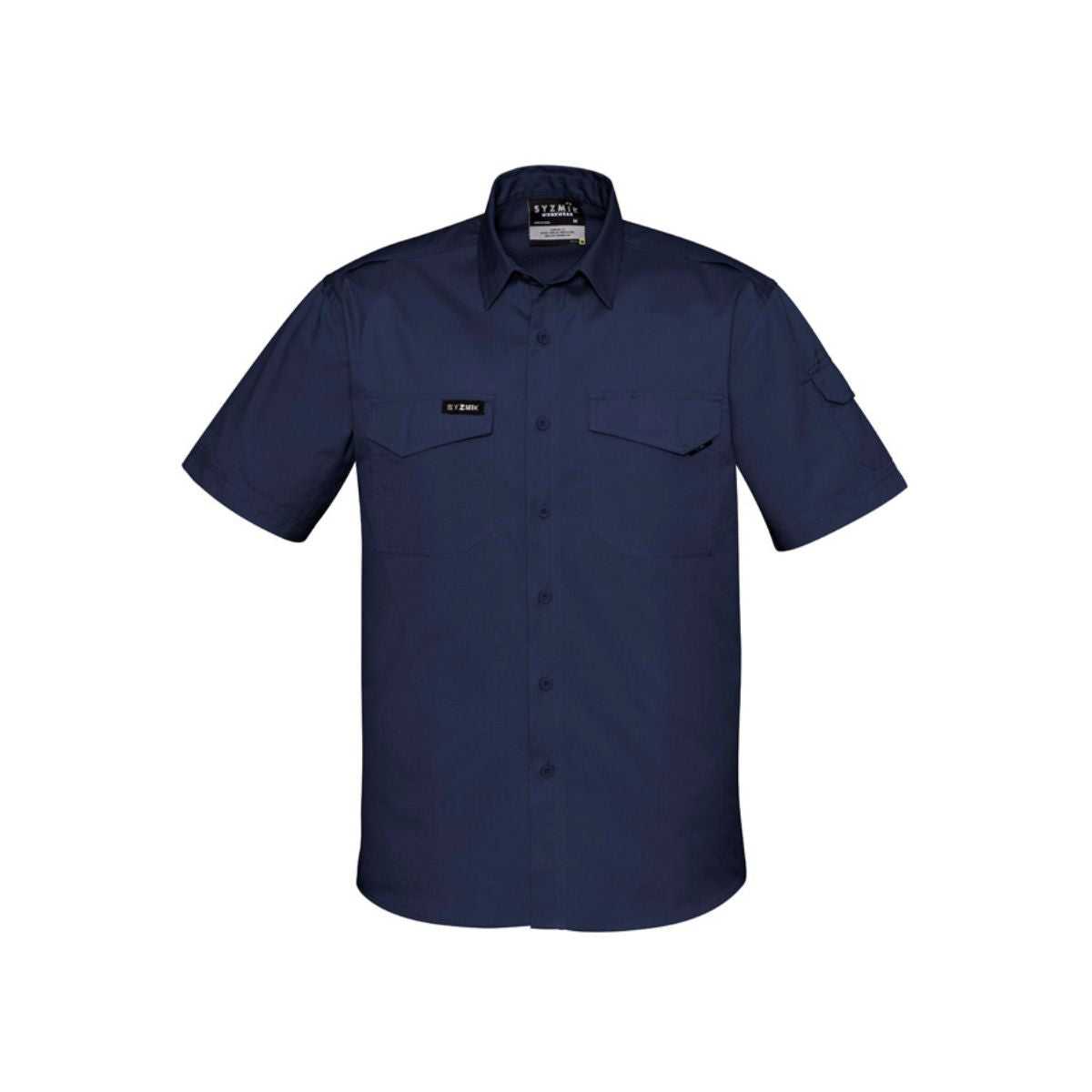 Syzmik cooling short sleeve shirt collar detail