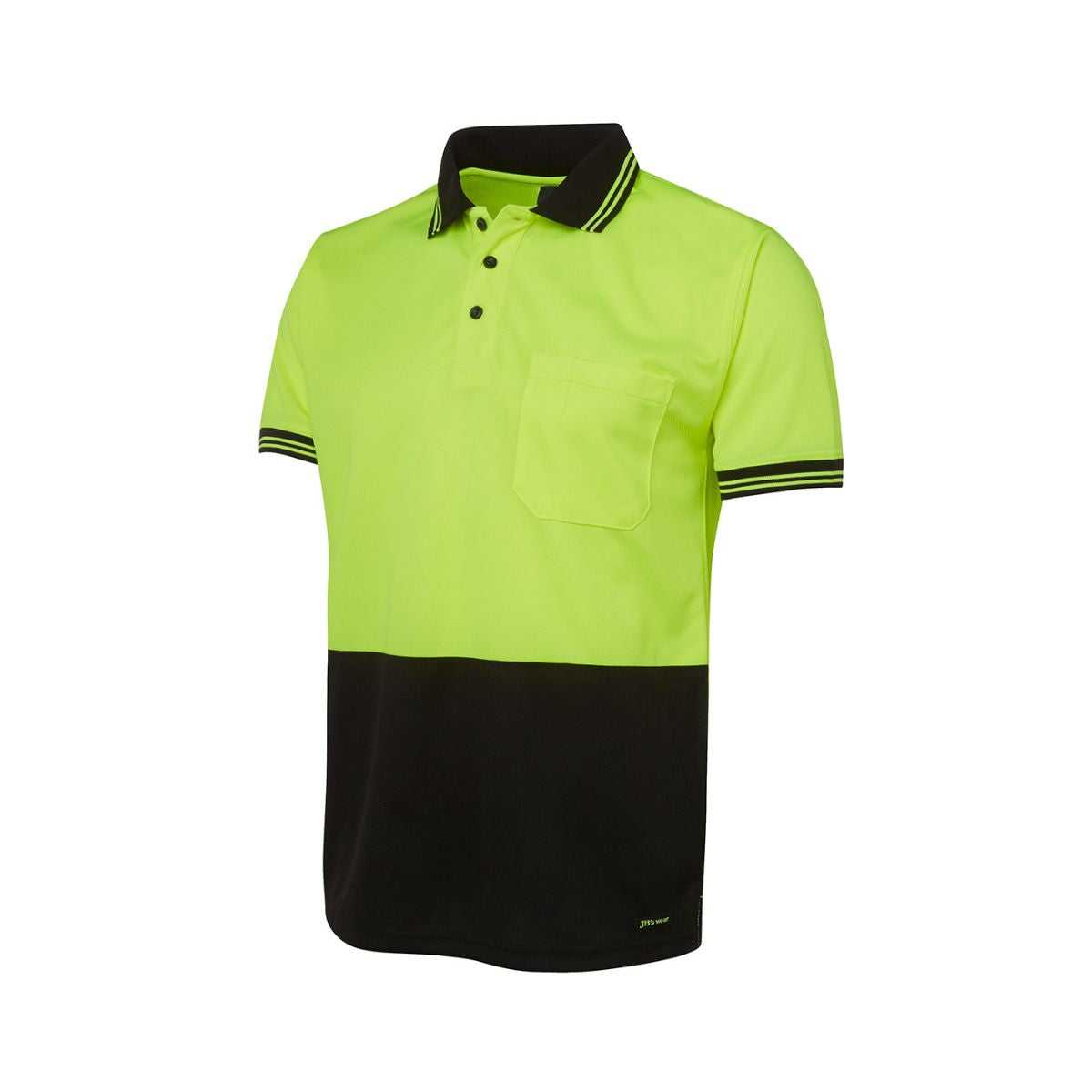 Hi Vis Traditional SS polo back view