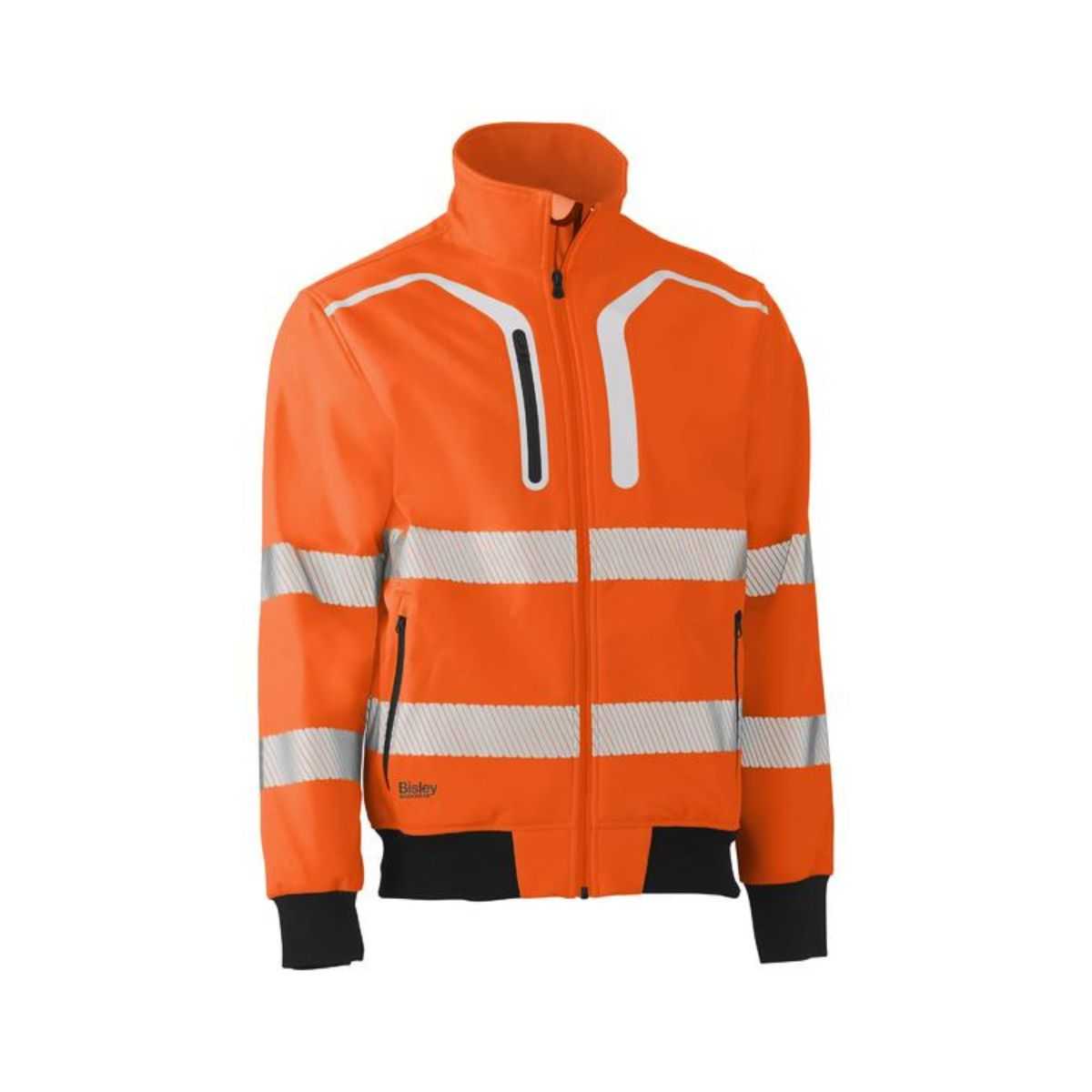 Bisley Taped Hi Vis Soft Shell Bomber Jacket BJ6979T
