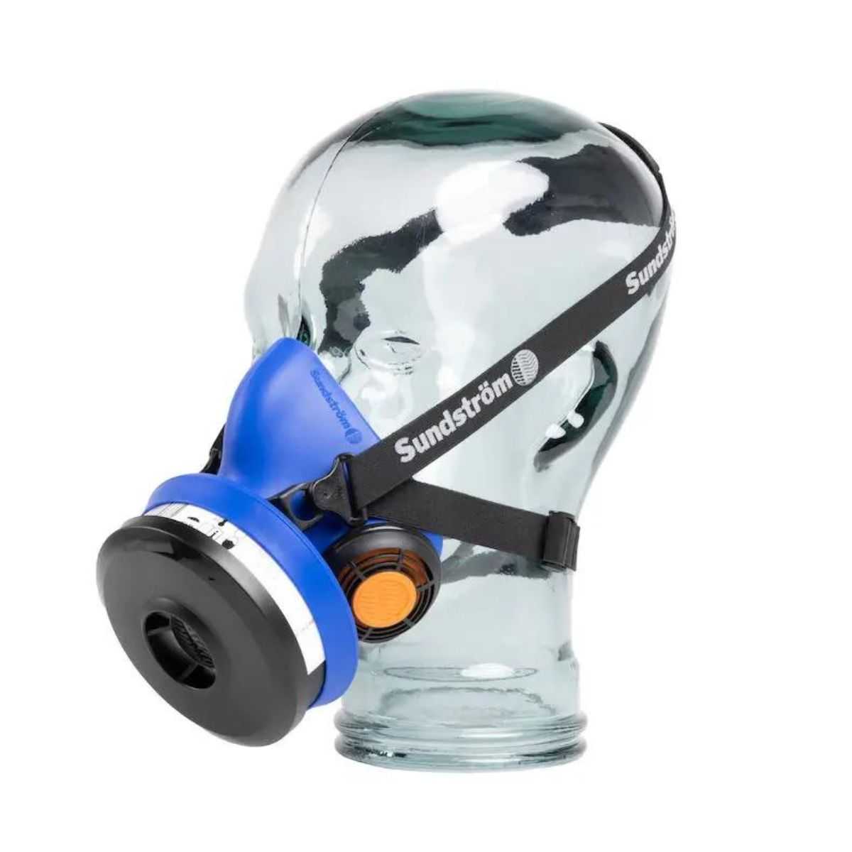 Sundström AS100 Half Face Respirator angled view