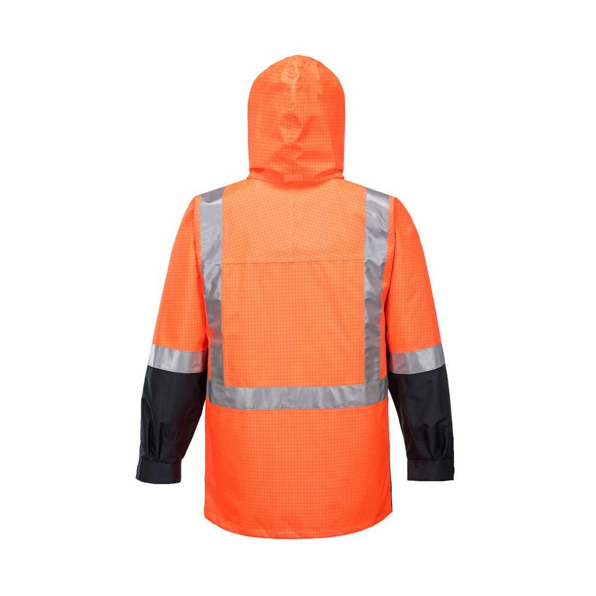 Portwest Huski Amp Hi-Vis Contrast Rain Jacket K8005