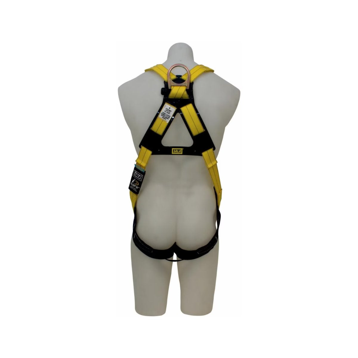 3M DBI-SALA Delta Yellow Riggers Harness back view