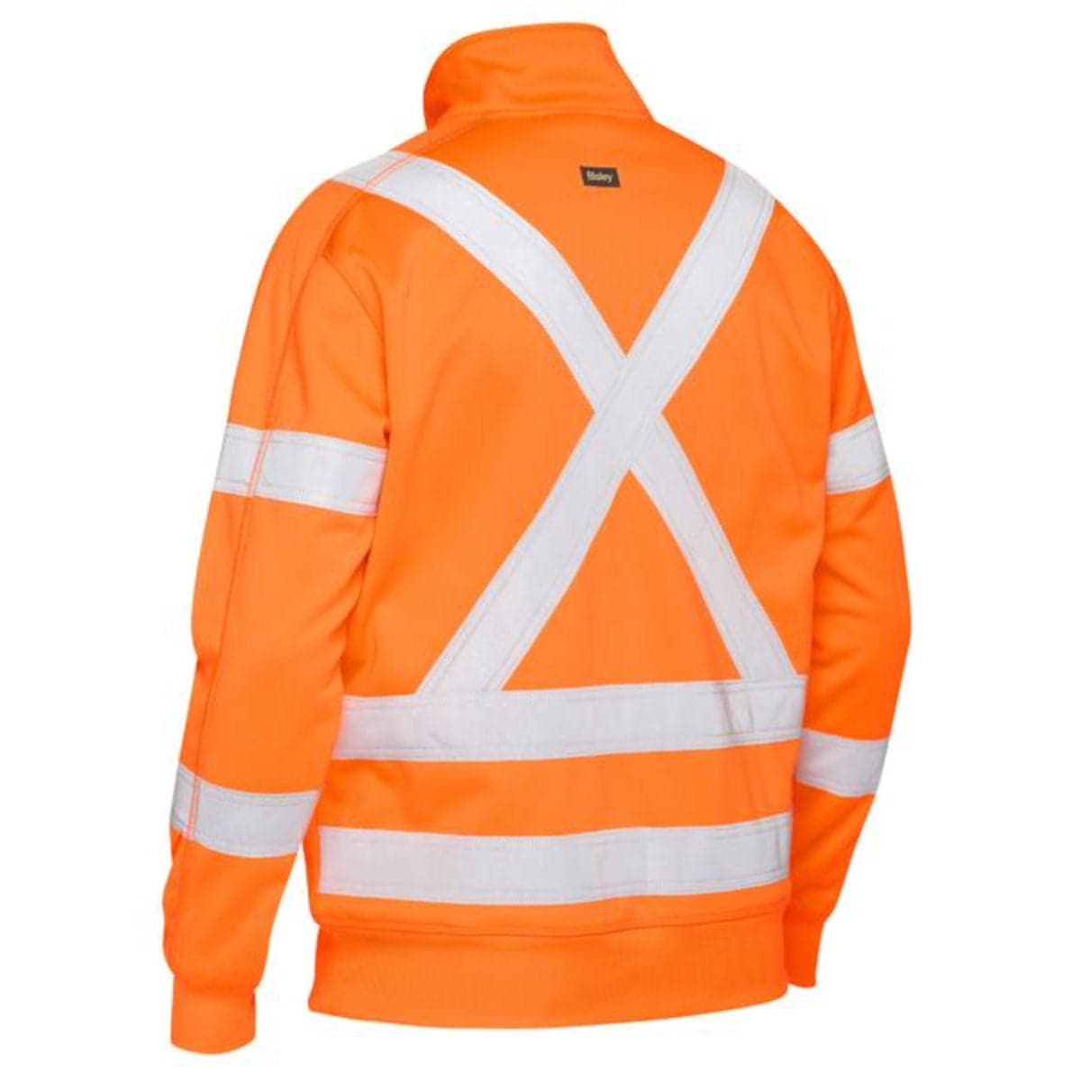 Bisley X Taped Hi Vis 1/4 Zip Pullover BK6814XT