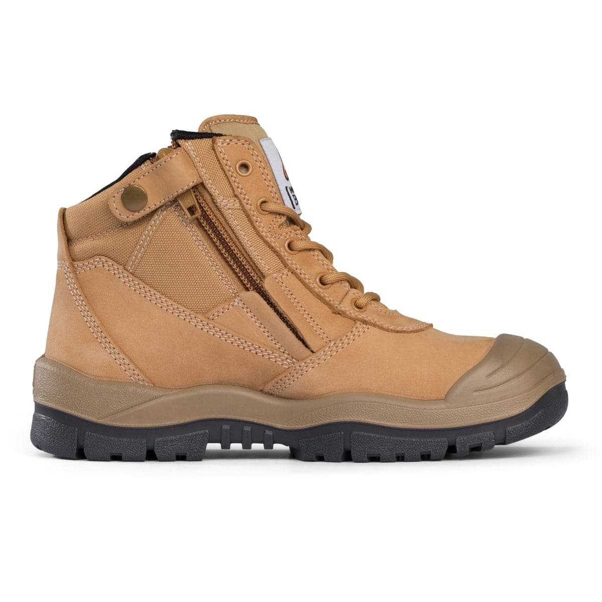 Mongrel Wheat Zipsider Boot 461050 angled view