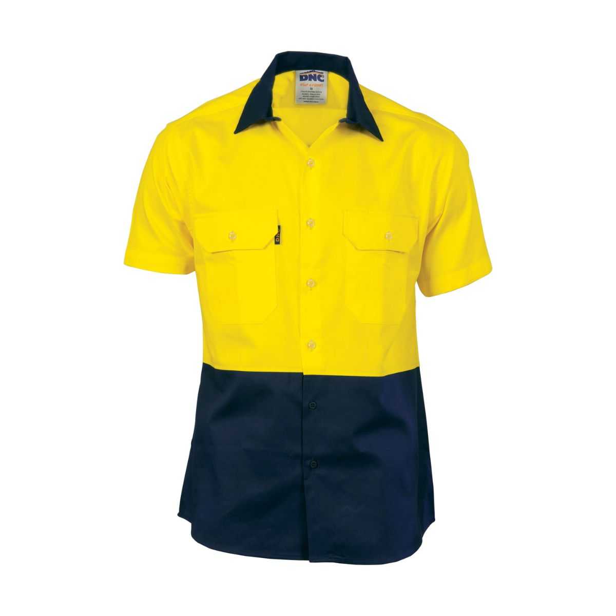 DNC Hi Vis Cool-Breeze Cotton Shirt S/S 3839