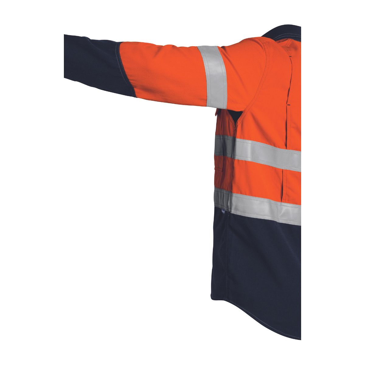 Bisley Tencate Tecasafe® Plus 700 Taped Hi Vis FR Vented Shirt BS8082T