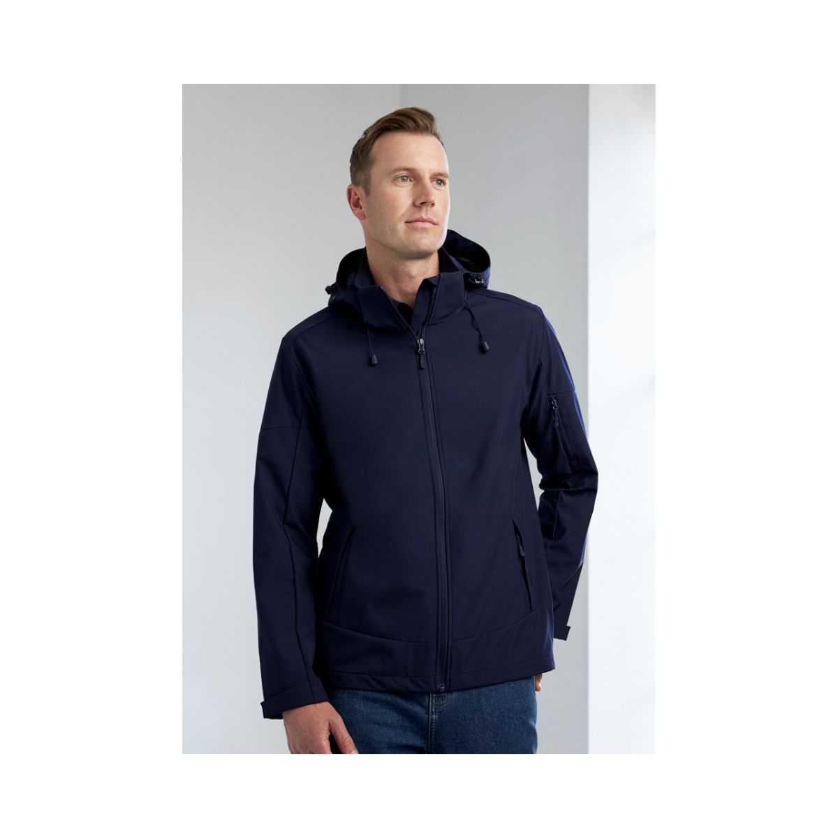 Biz Corporate Atlas jacket J502M worn by model front