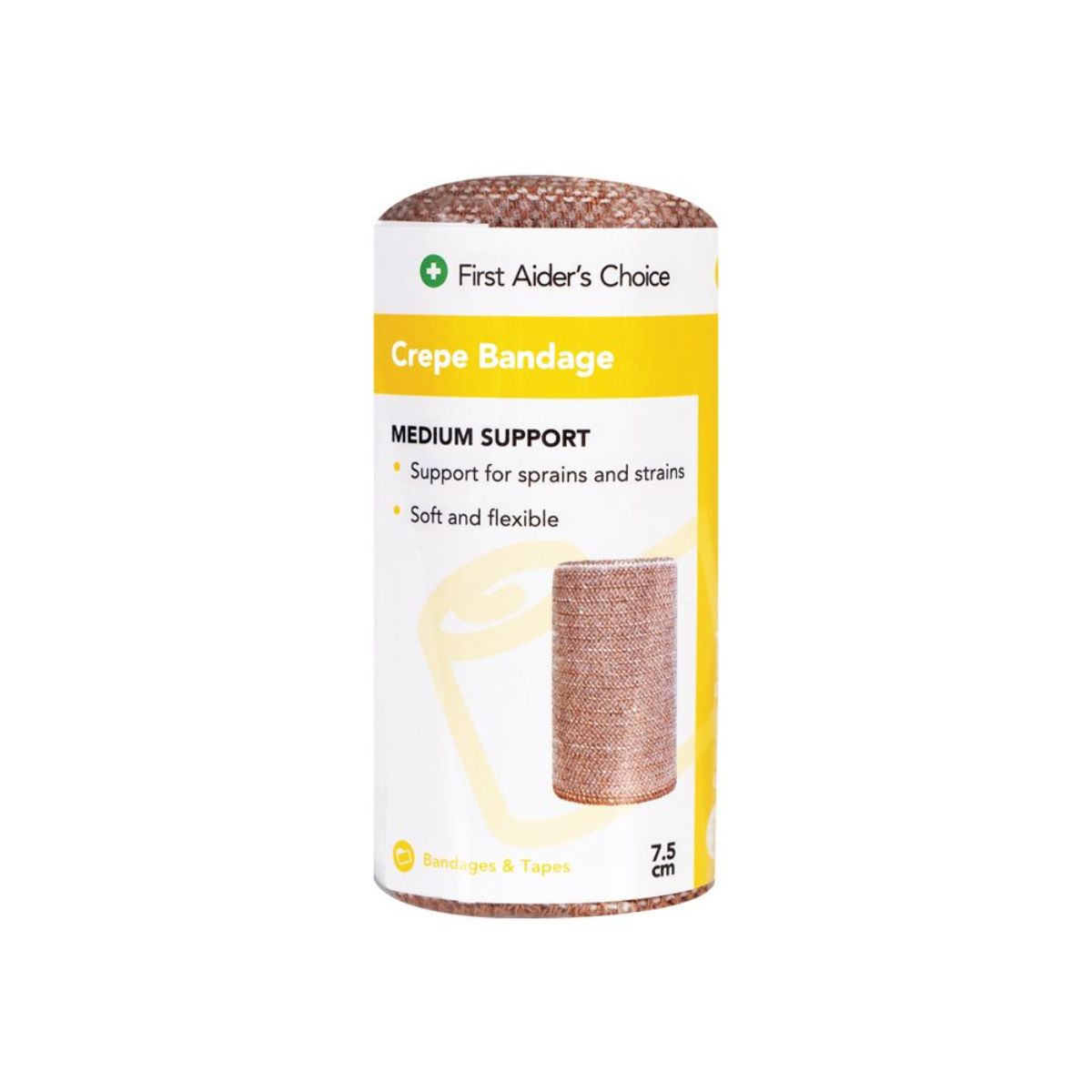 First Aiders Choice Medium Support Crepe Bandage